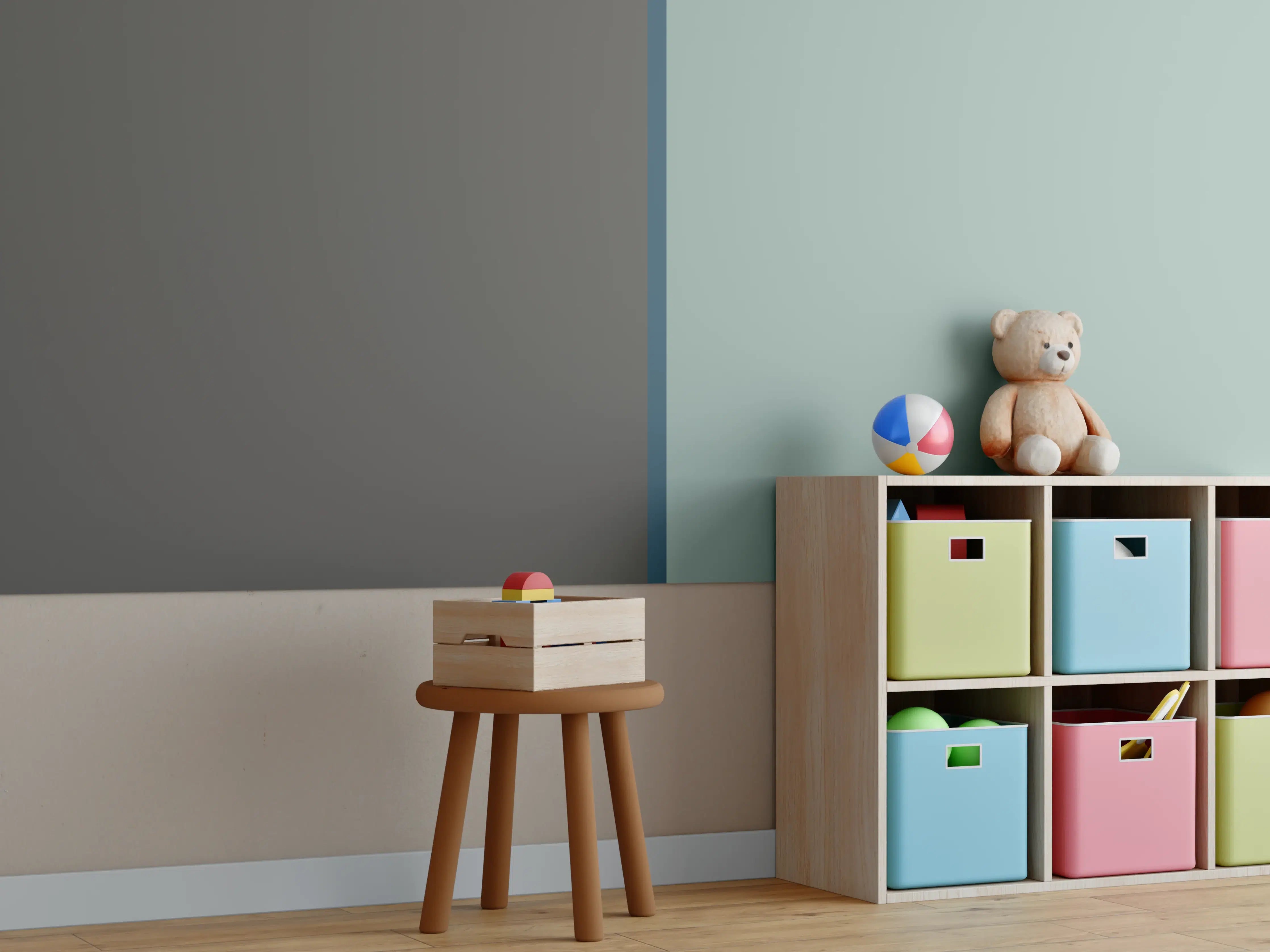 Kinderzimmer Wandgestaltung - The Retros - Easy Vertikal - Jon