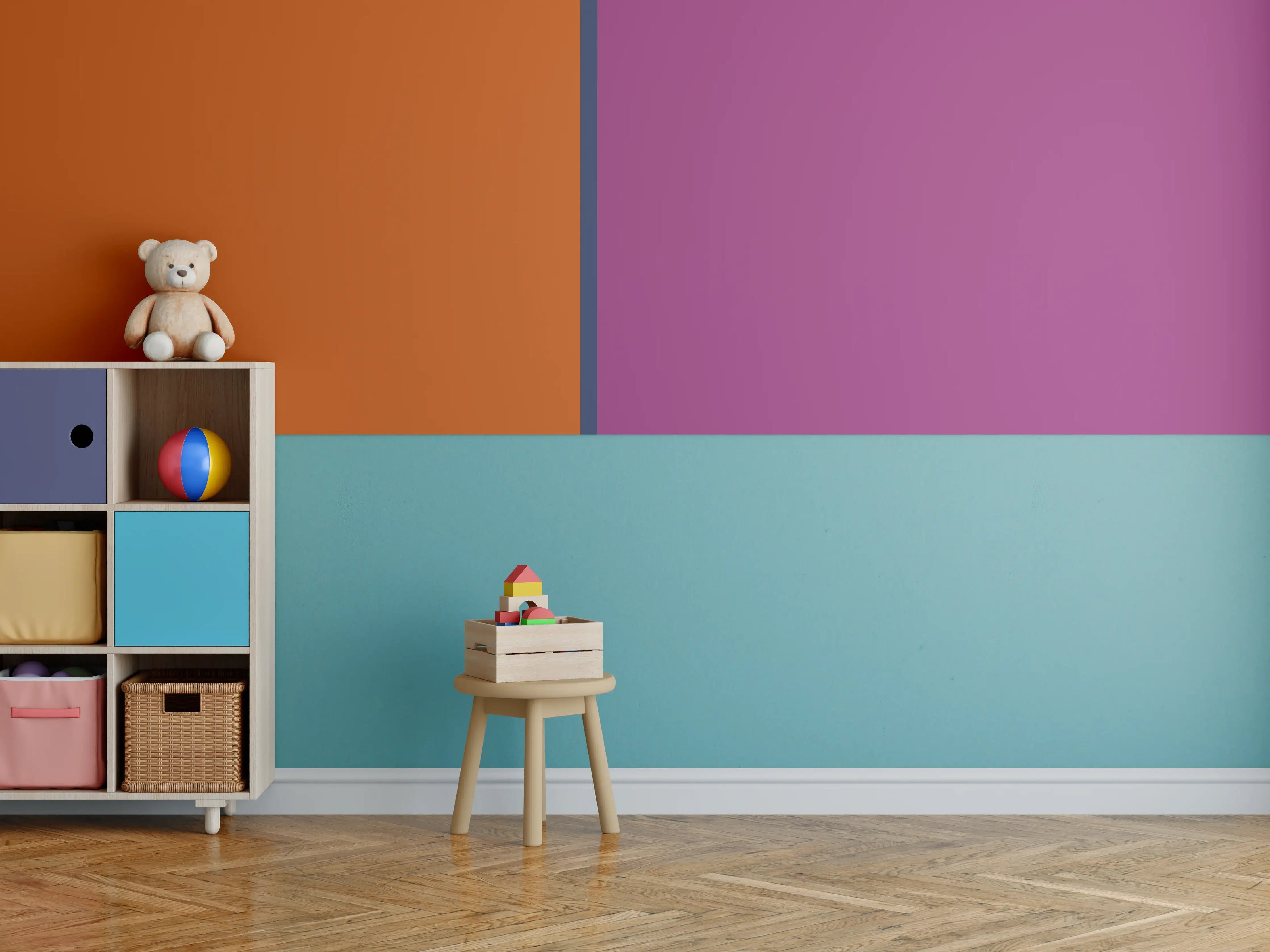 Kinderzimmer Wandgestaltung - The Retros - Easy Vertikal - Sansa