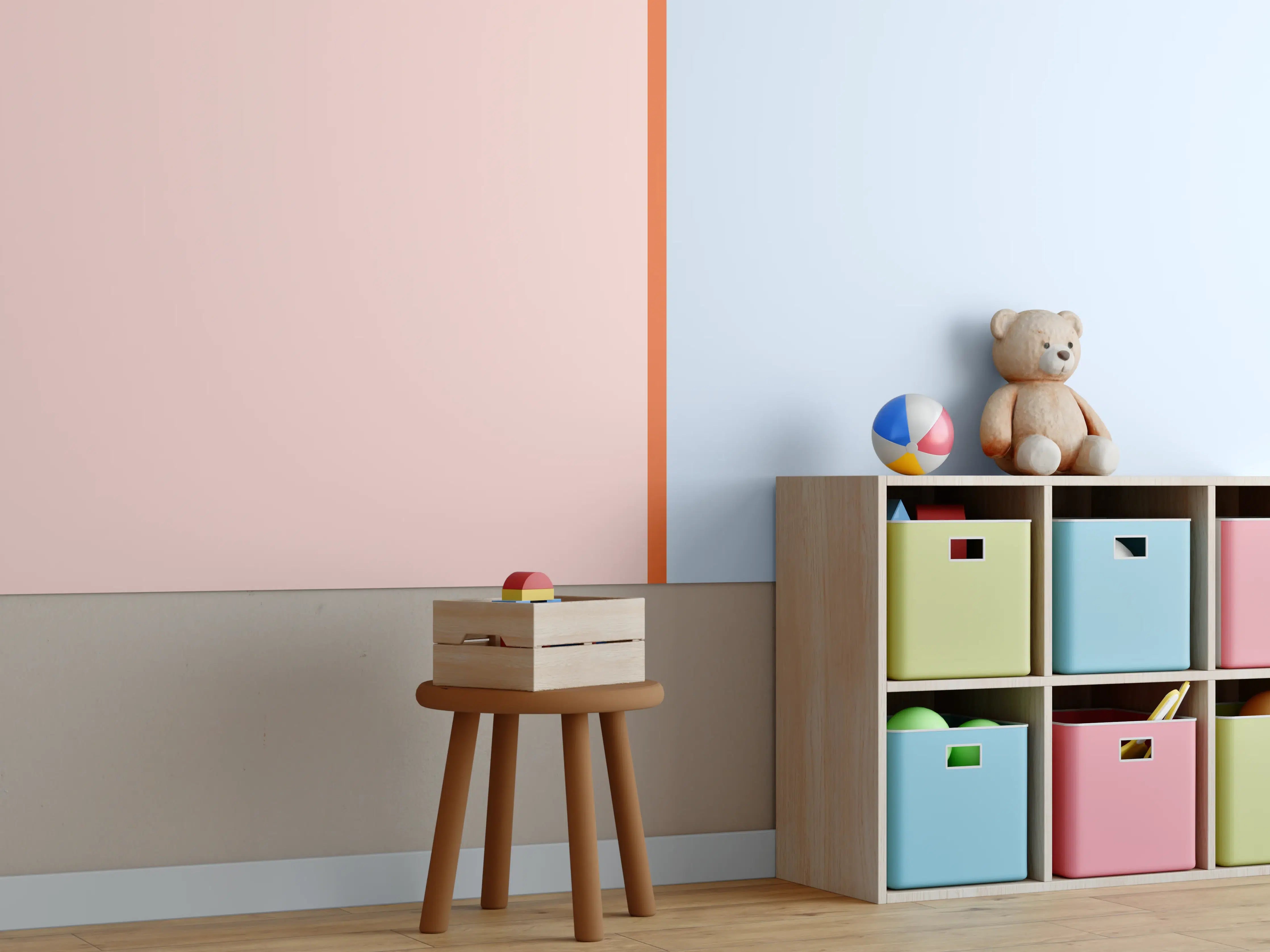 Kinderzimmer Wandgestaltung - The Springs - Easy Vertikal - Crocus