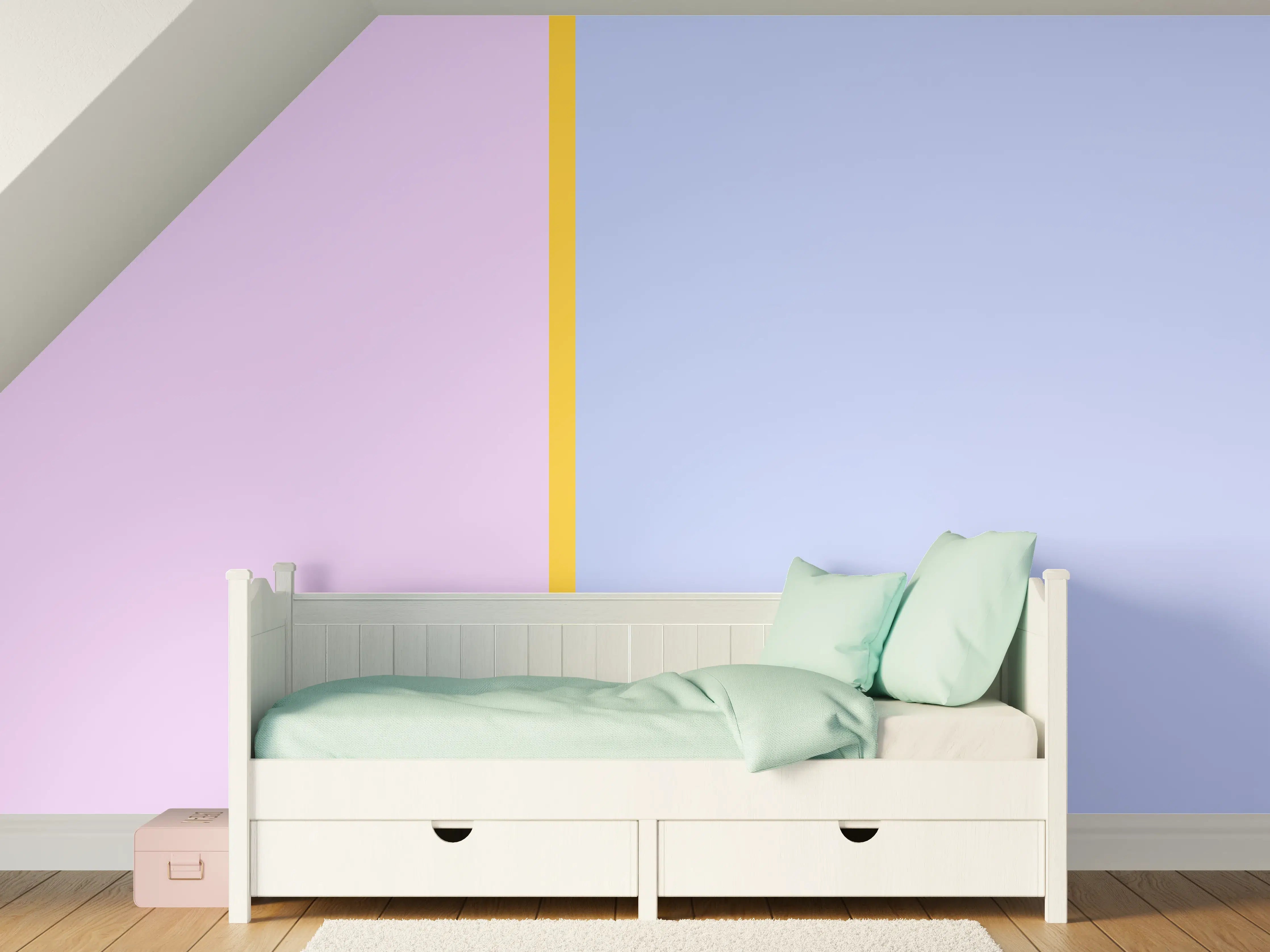 Kinderzimmer Wandgestaltung - The Springs - Easy Vertikal - Lilac