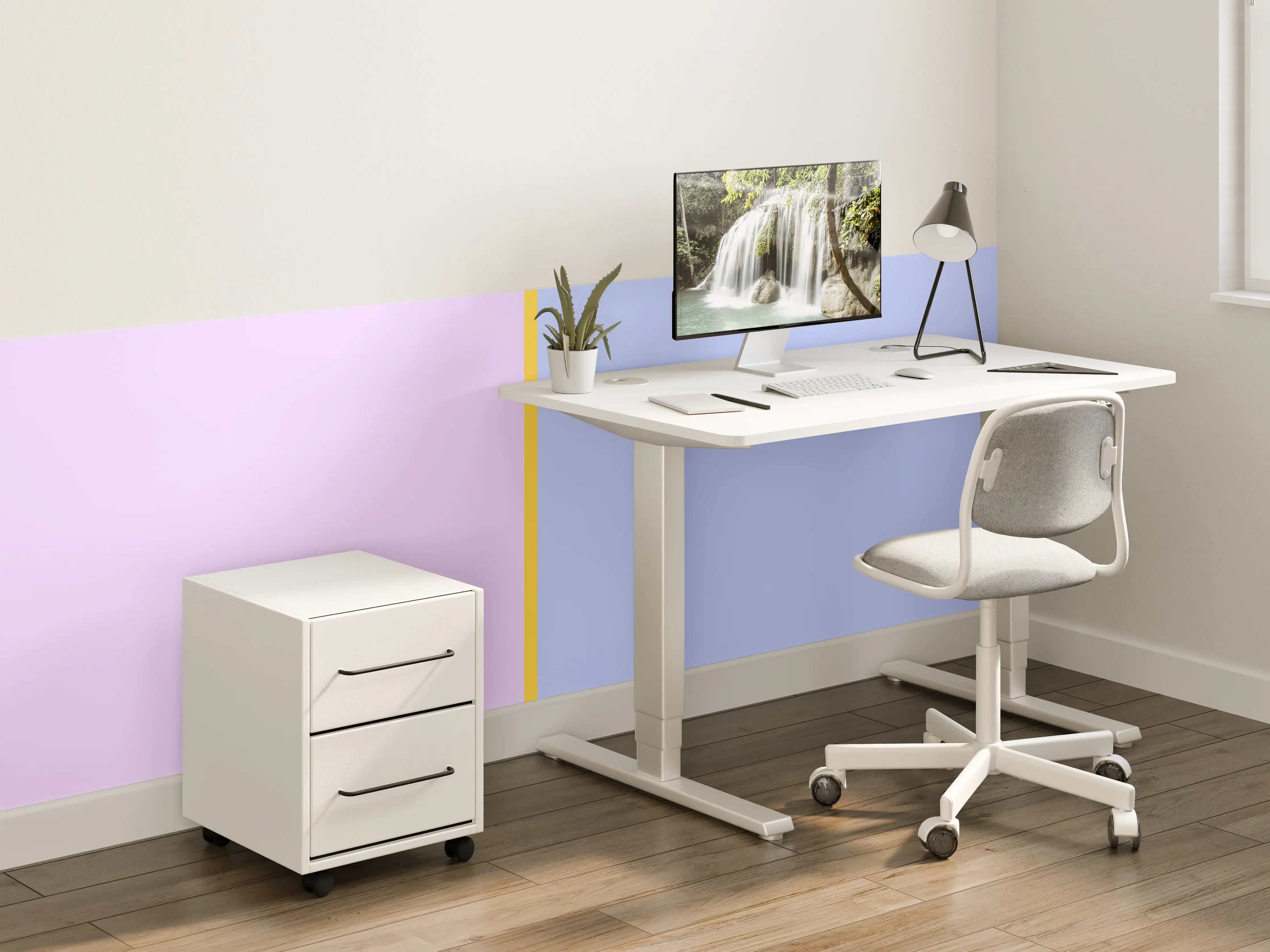 Kinderzimmer Wandgestaltung - The Springs - Easy Vertikal - Lilac