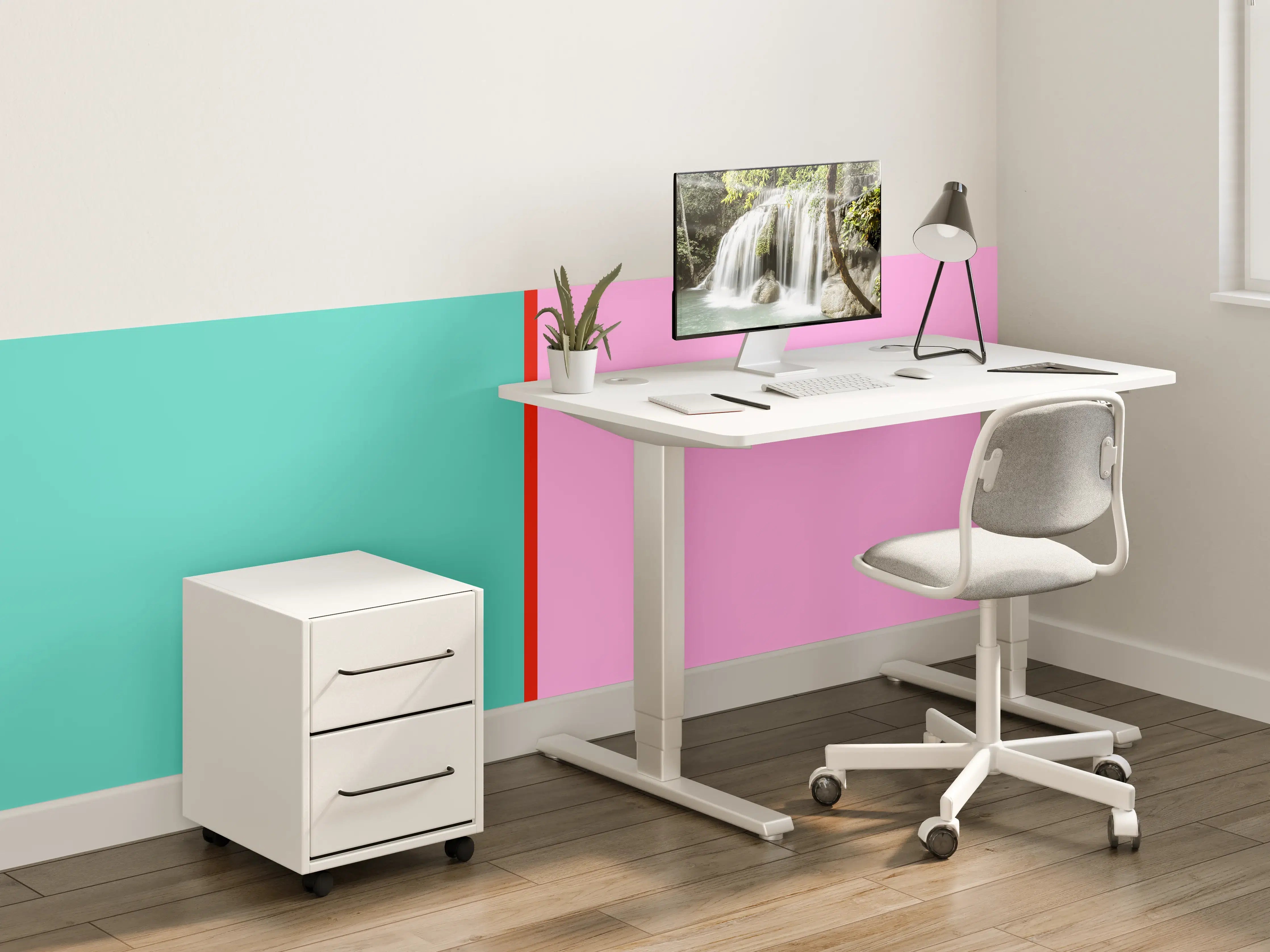 Kinderzimmer Wandgestaltung - The Springs - Easy Vertikal - Peony