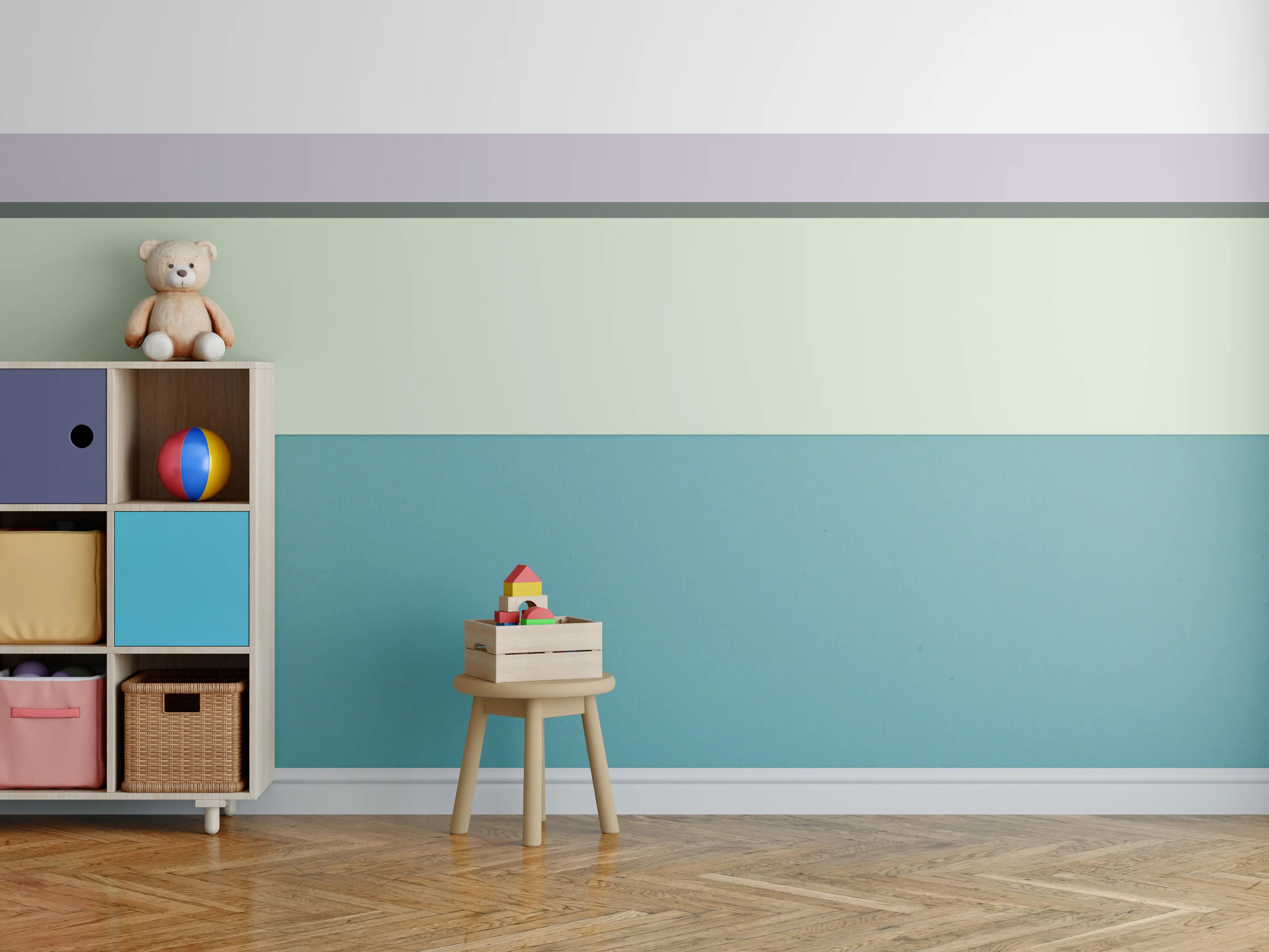 Kinderzimmer Wandgestaltung - The Vintages - Horizontal - Benedict