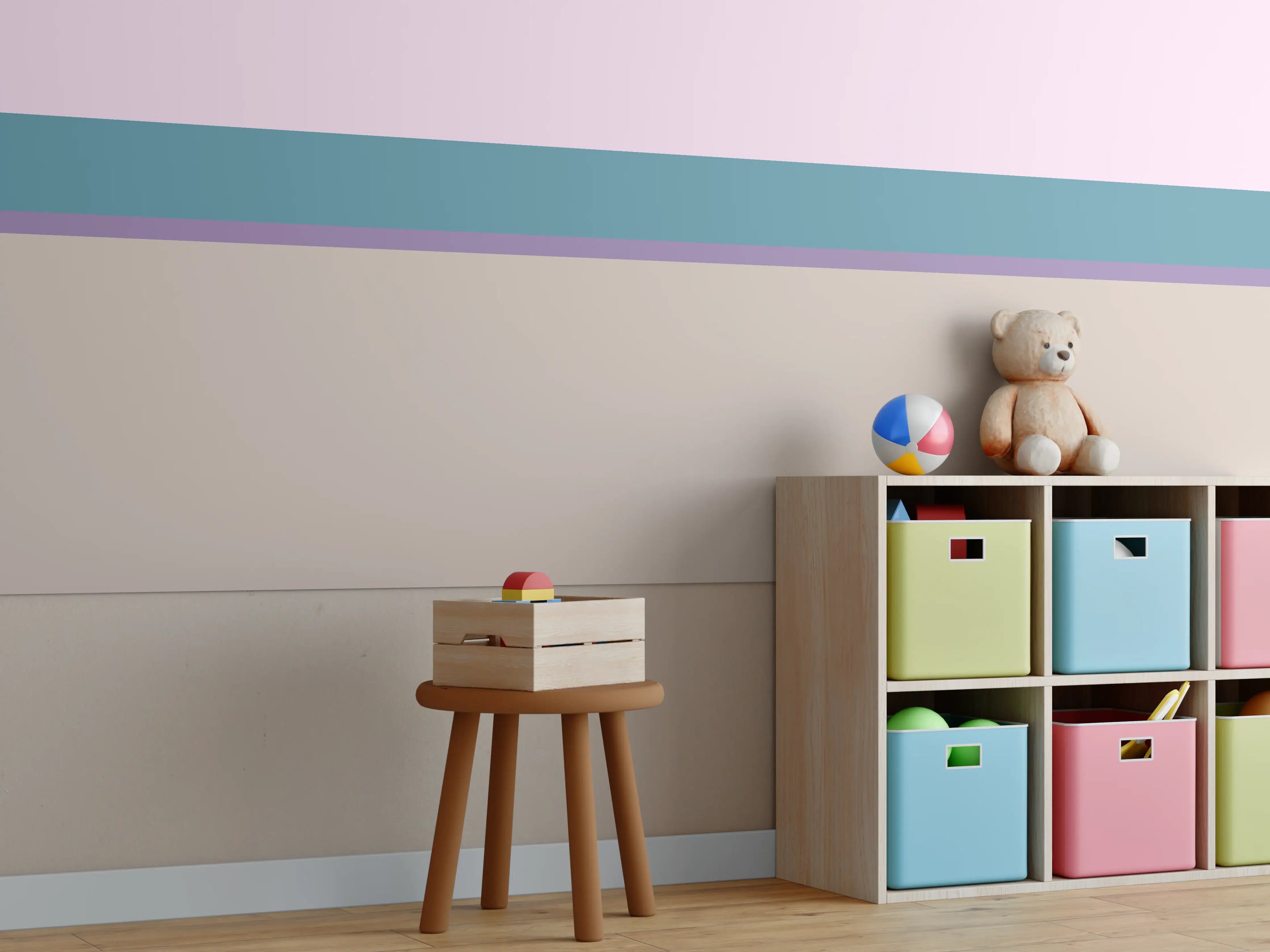 Kinderzimmer Wandgestaltung - The Vintages - Horizontal - Daphne