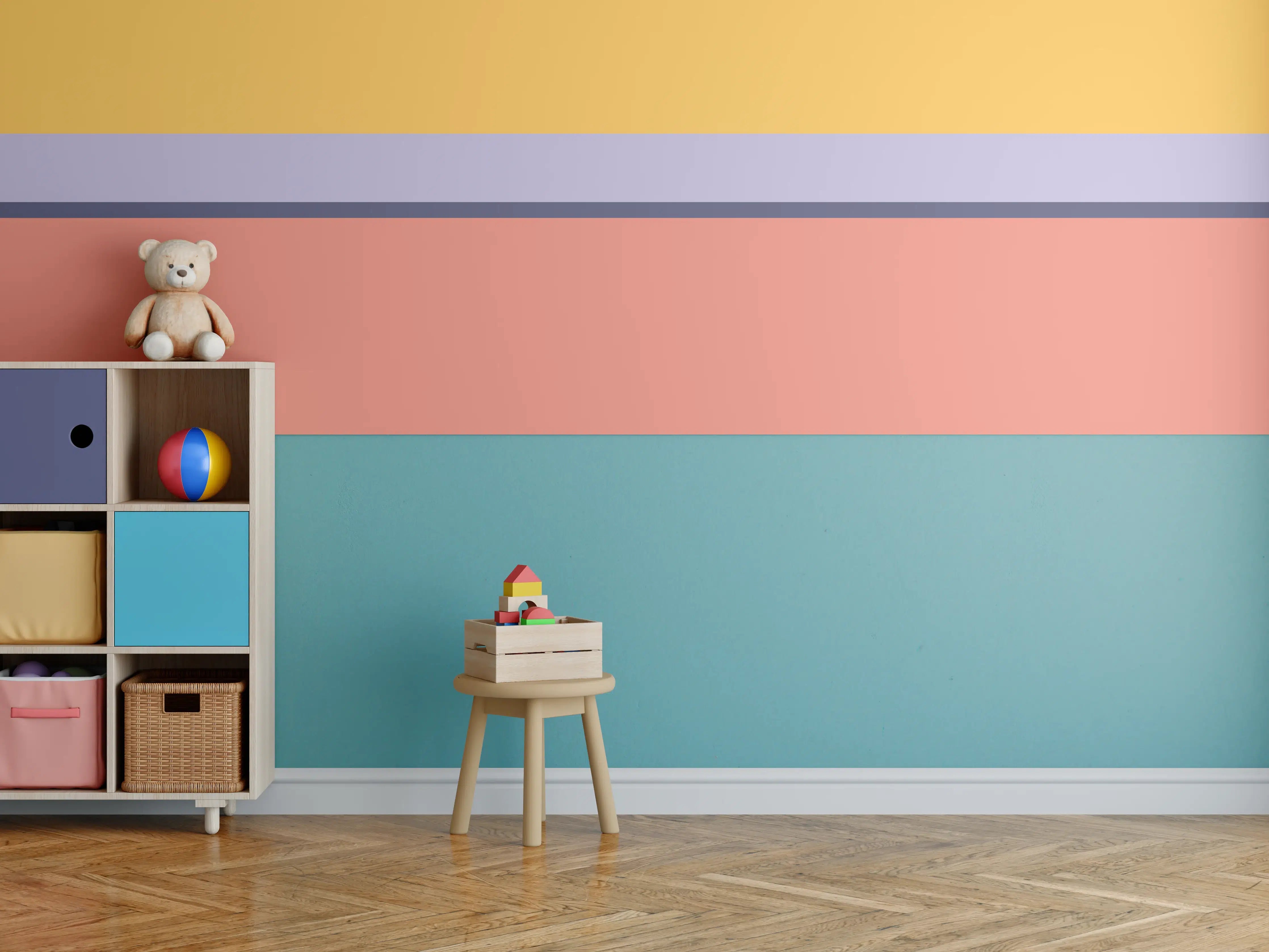 Kinderzimmer Wandgestaltung - The Vintages - Horizontal - Penelope