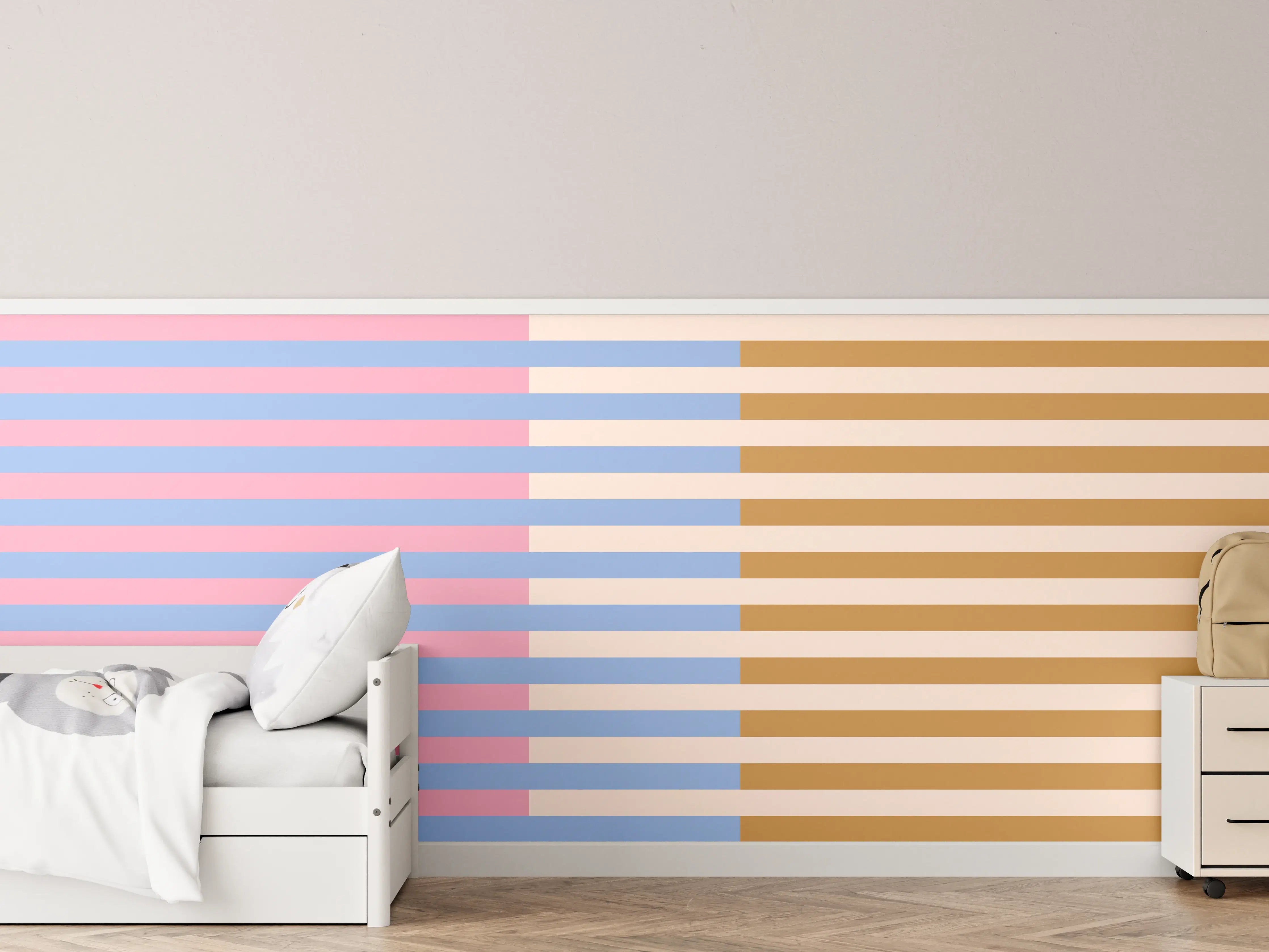 Kinderzimmer Wandgestaltung - The Vintages - Multy Stripes - Eloise