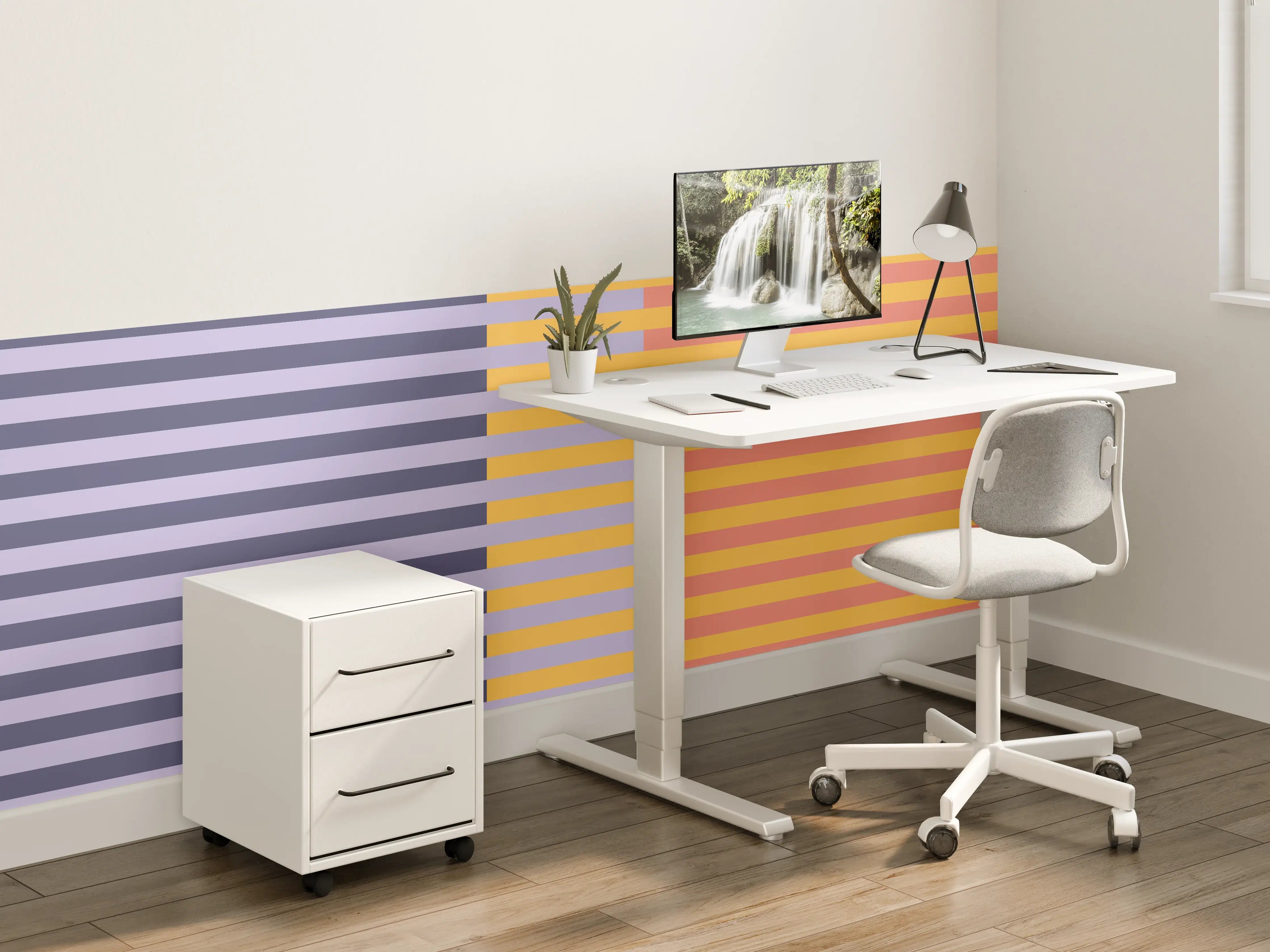 Kinderzimmer Wandgestaltung - The Vintages - Multy Stripes - Penelope