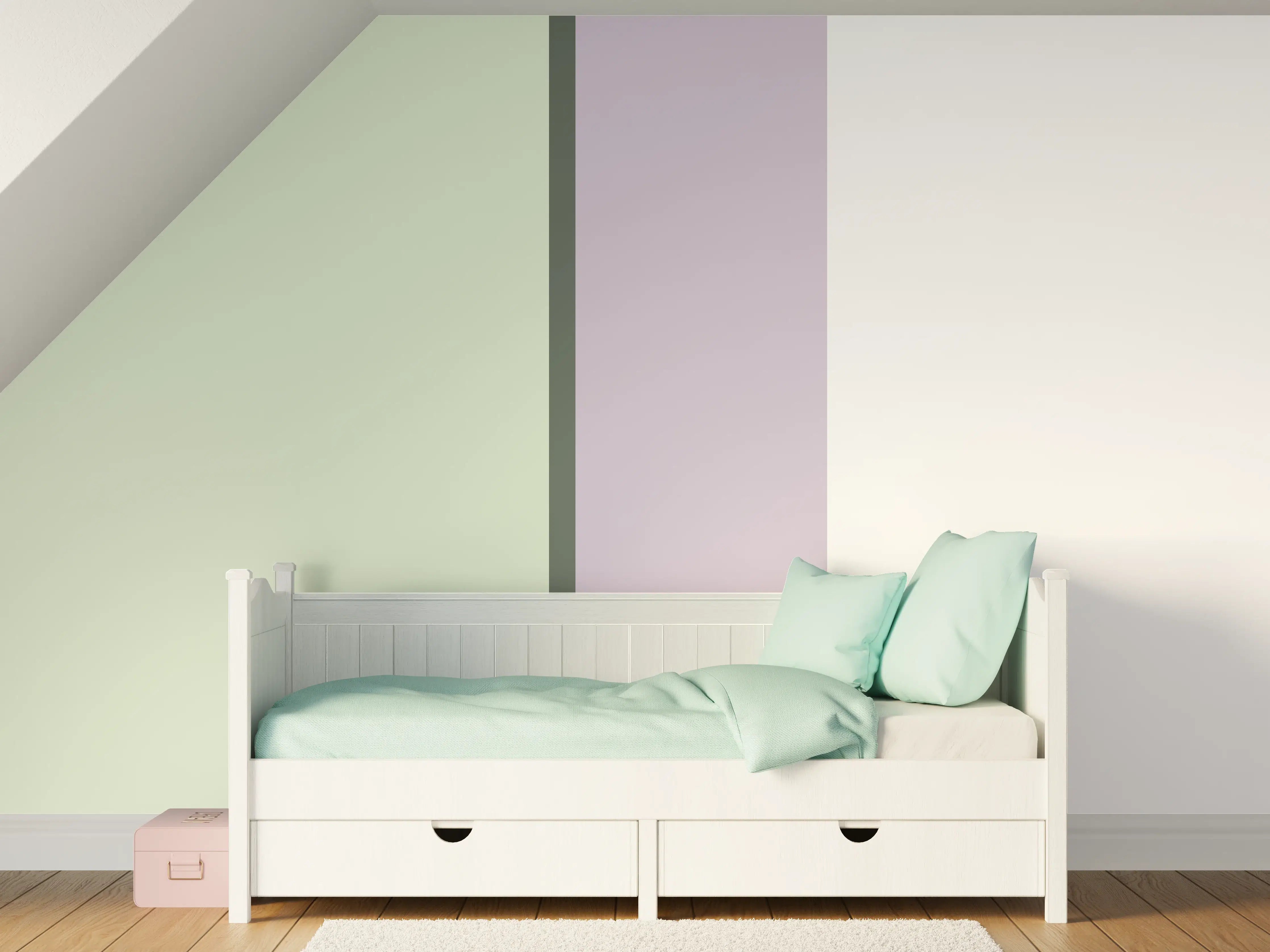 Kinderzimmer Wandgestaltung - The Vintages - Vertikal - Benedict