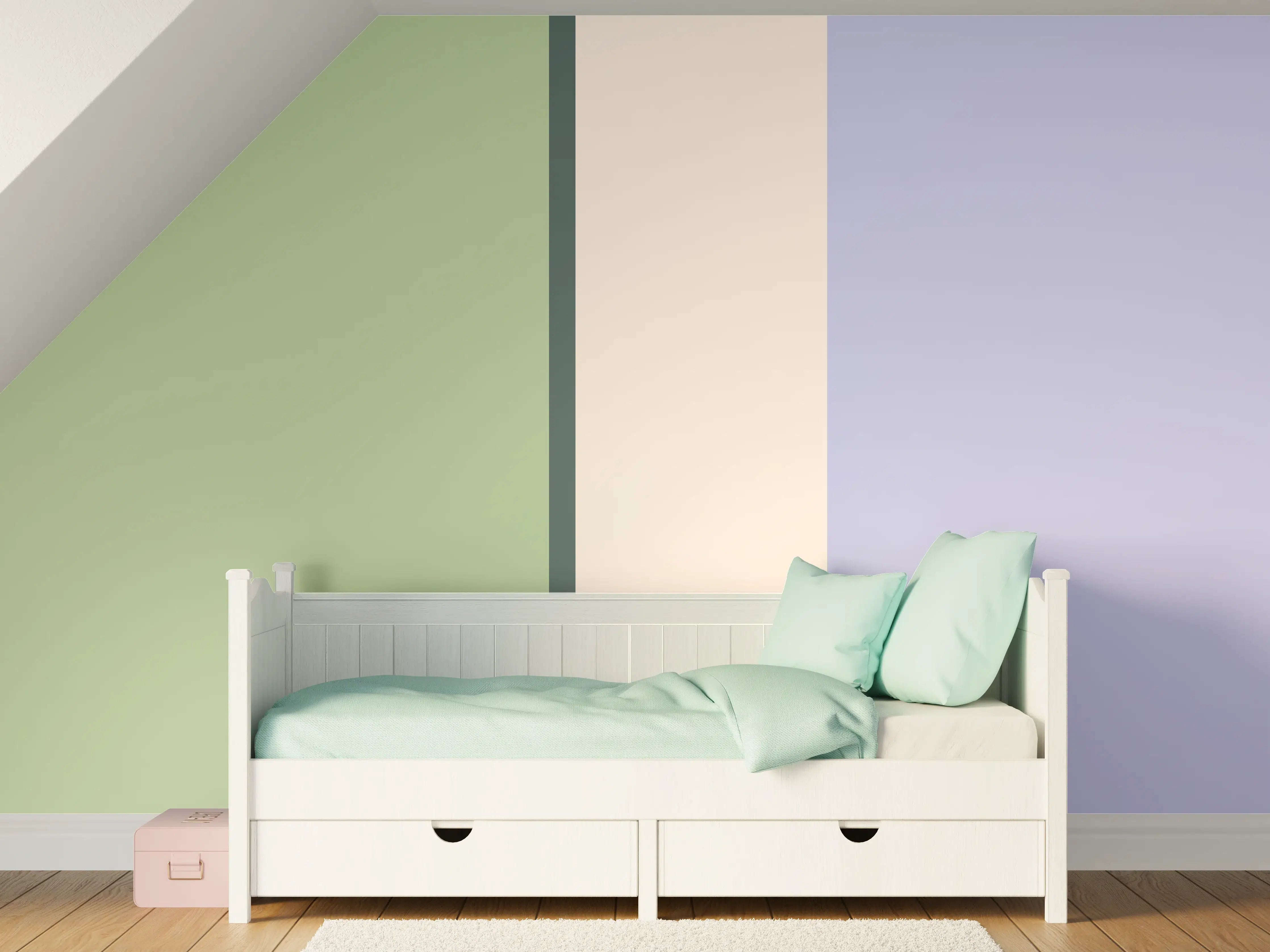 Kinderzimmer Wandgestaltung - The Vintages - Vertikal - Colin