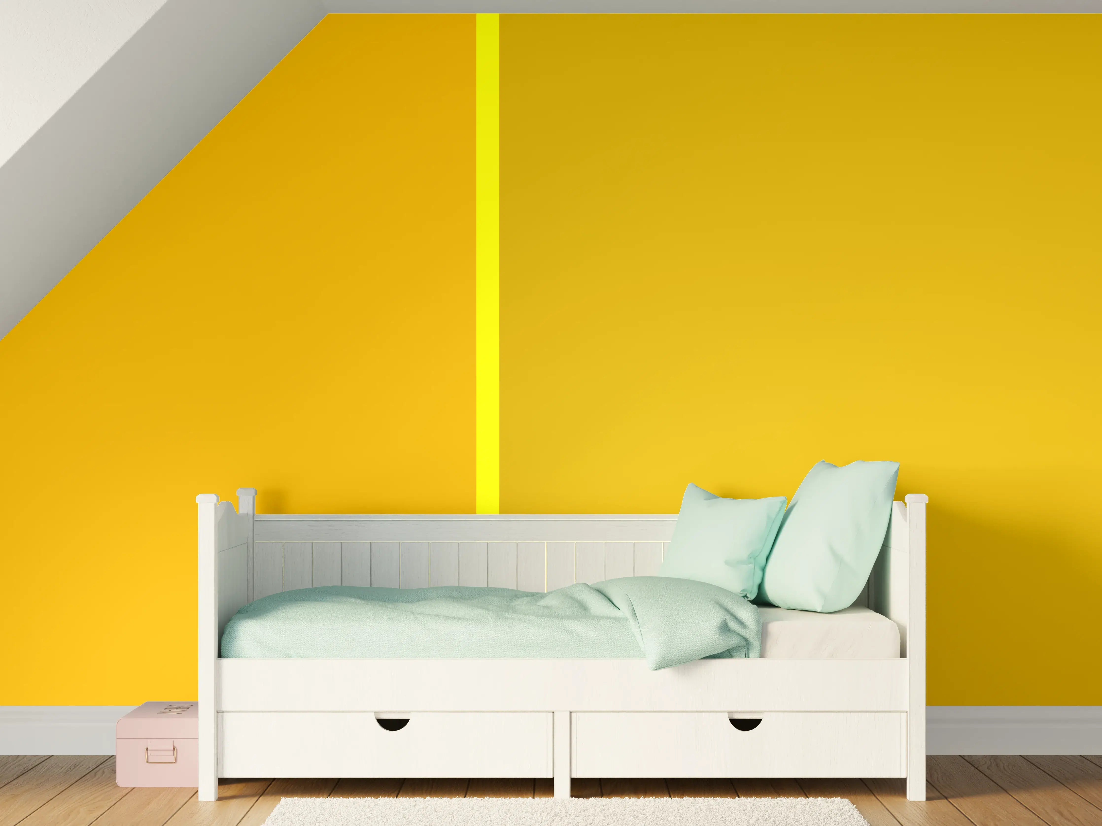 Kinderzimmer Wandgestaltung - The Yellows - Easy Vertical - Lemon