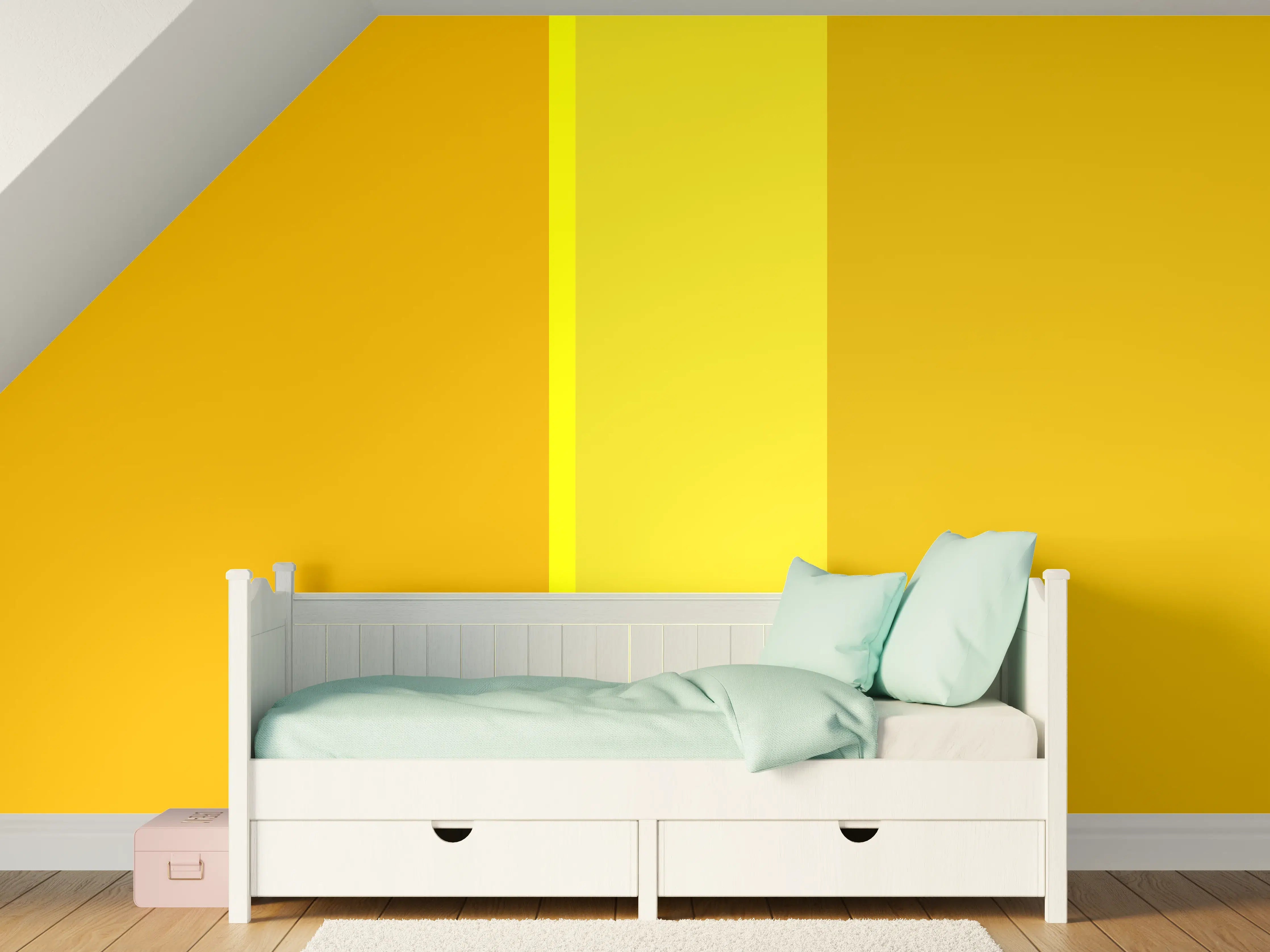 Kinderzimmer Wandgestaltung - The Yellows - Vertical - Lemon