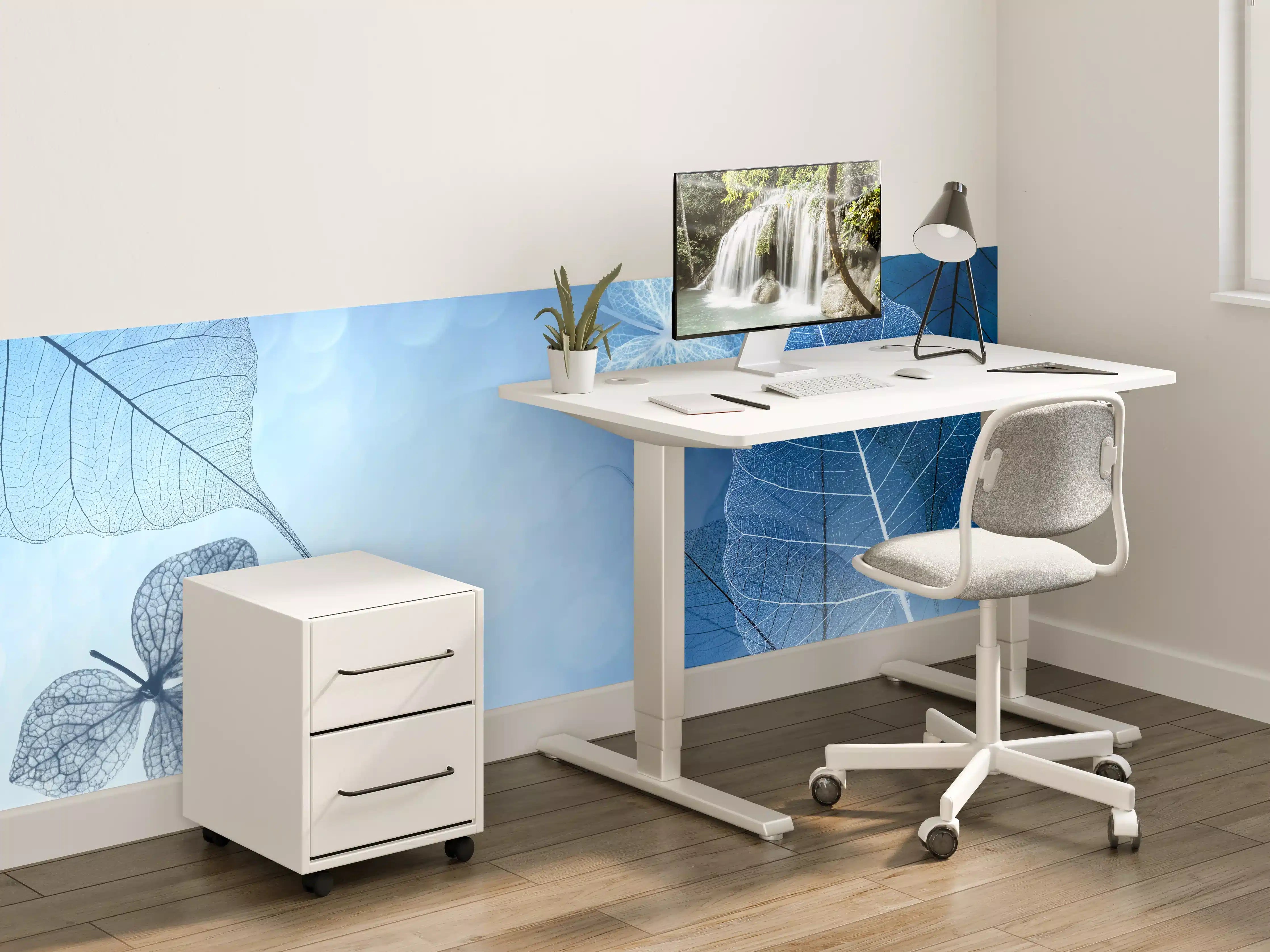 Kinderzimmer Wandgestaltung - Transluzente Blattadern Makrofotografie