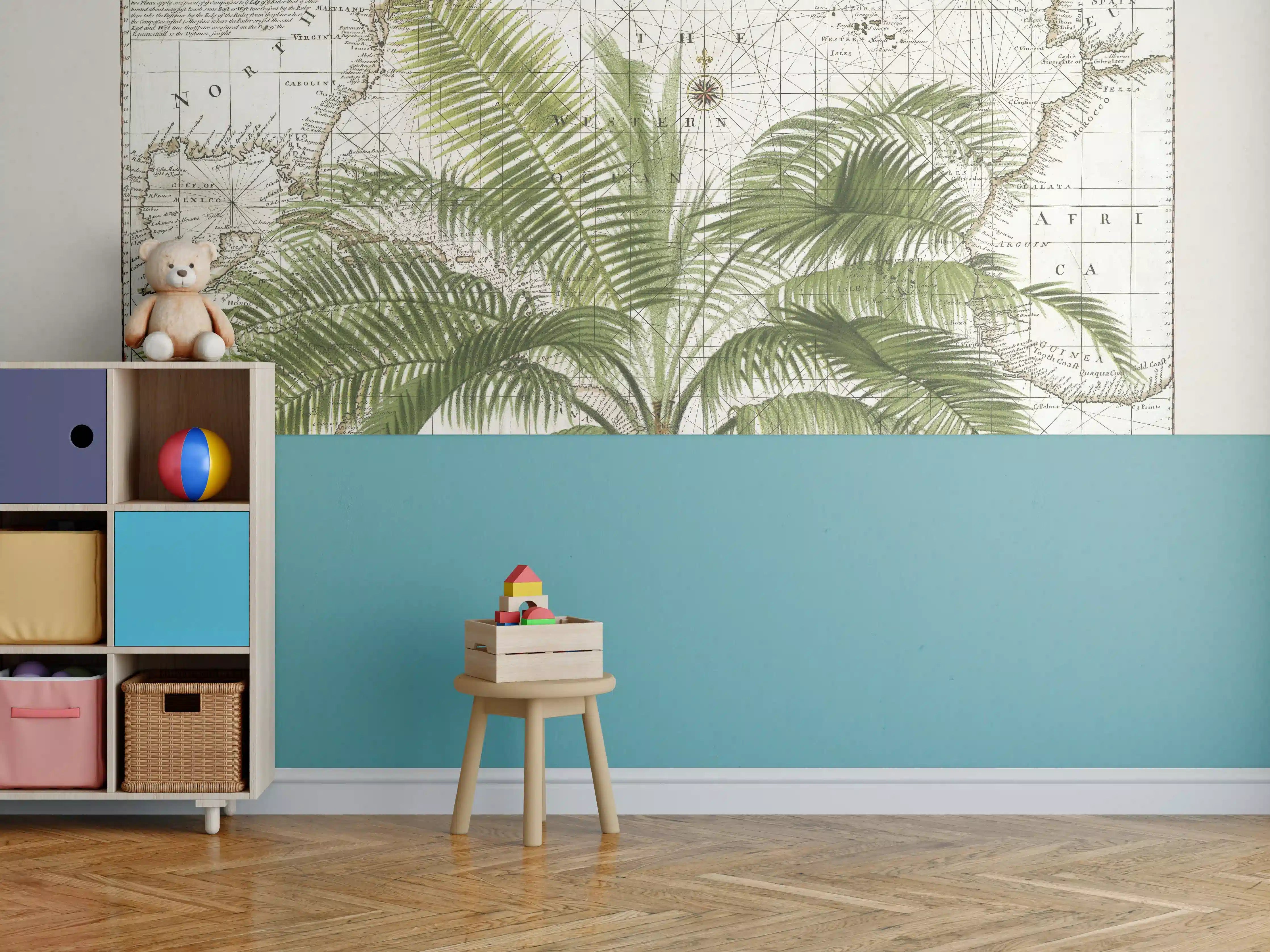 Kinderzimmer Wandgestaltung - Tropical Empire No1