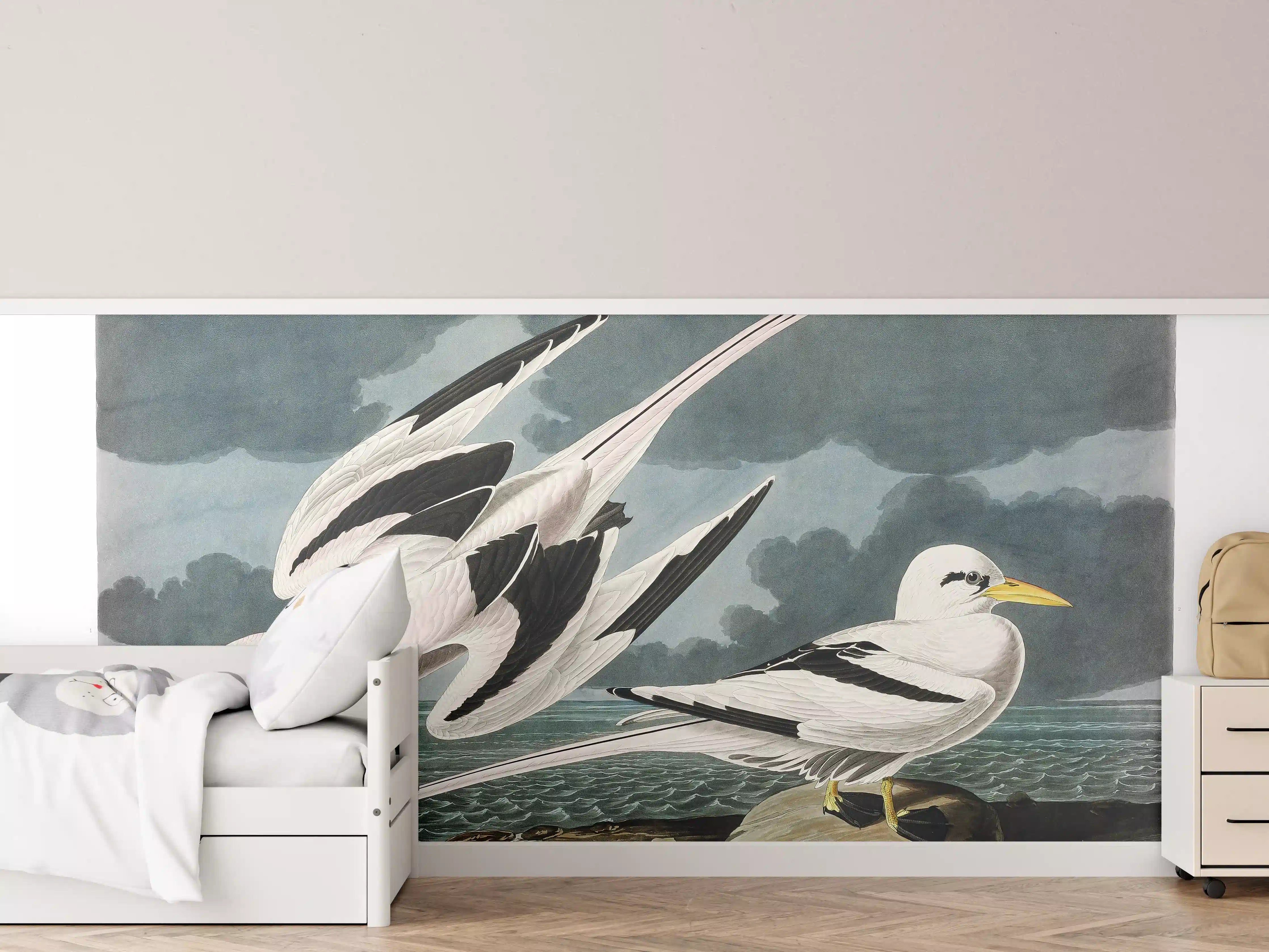 Kinderzimmer Wandgestaltung - Tropische Vögel - John James Audubon