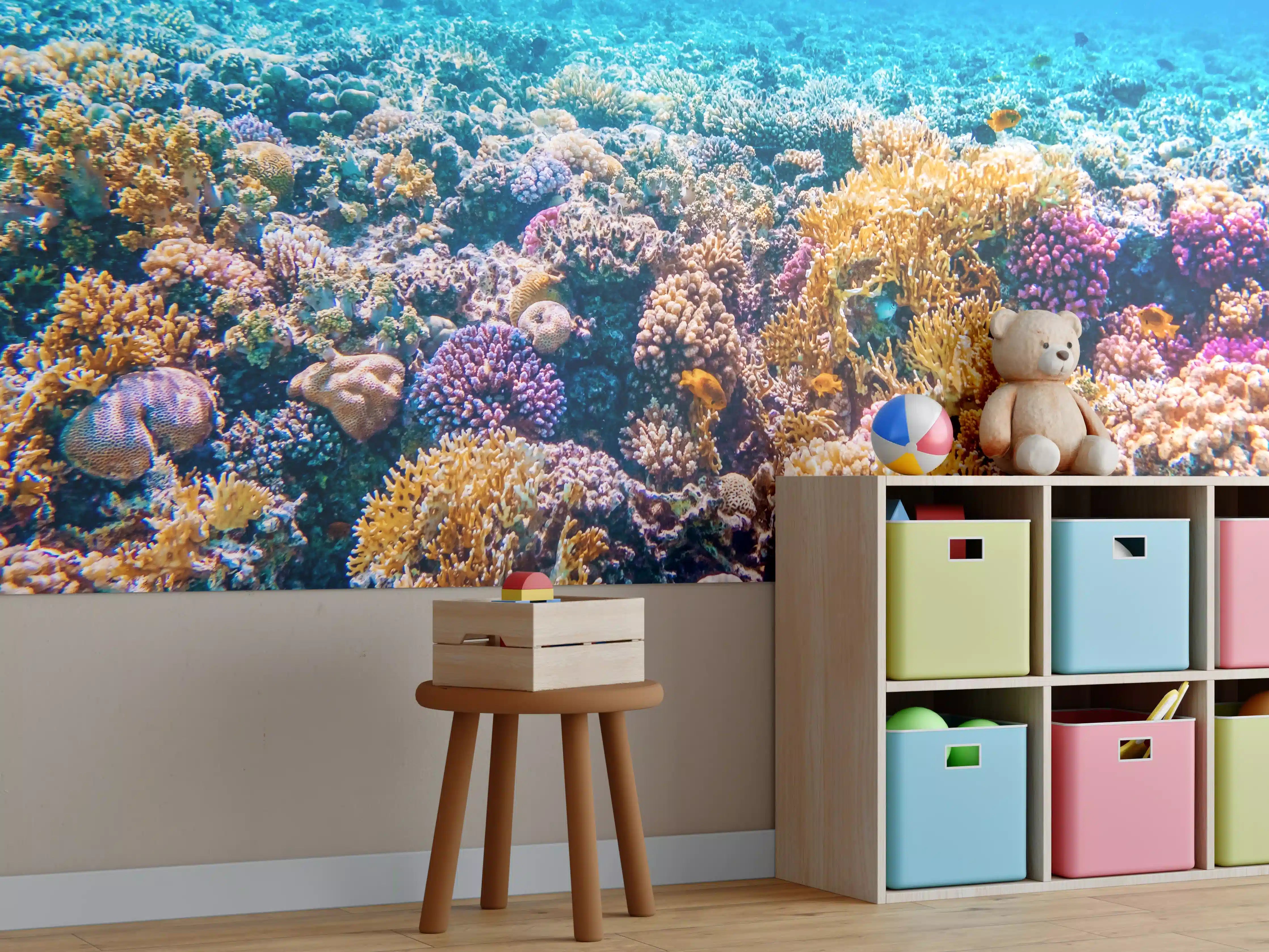 Kinderzimmer Wandgestaltung - Tropisches Korallenriff