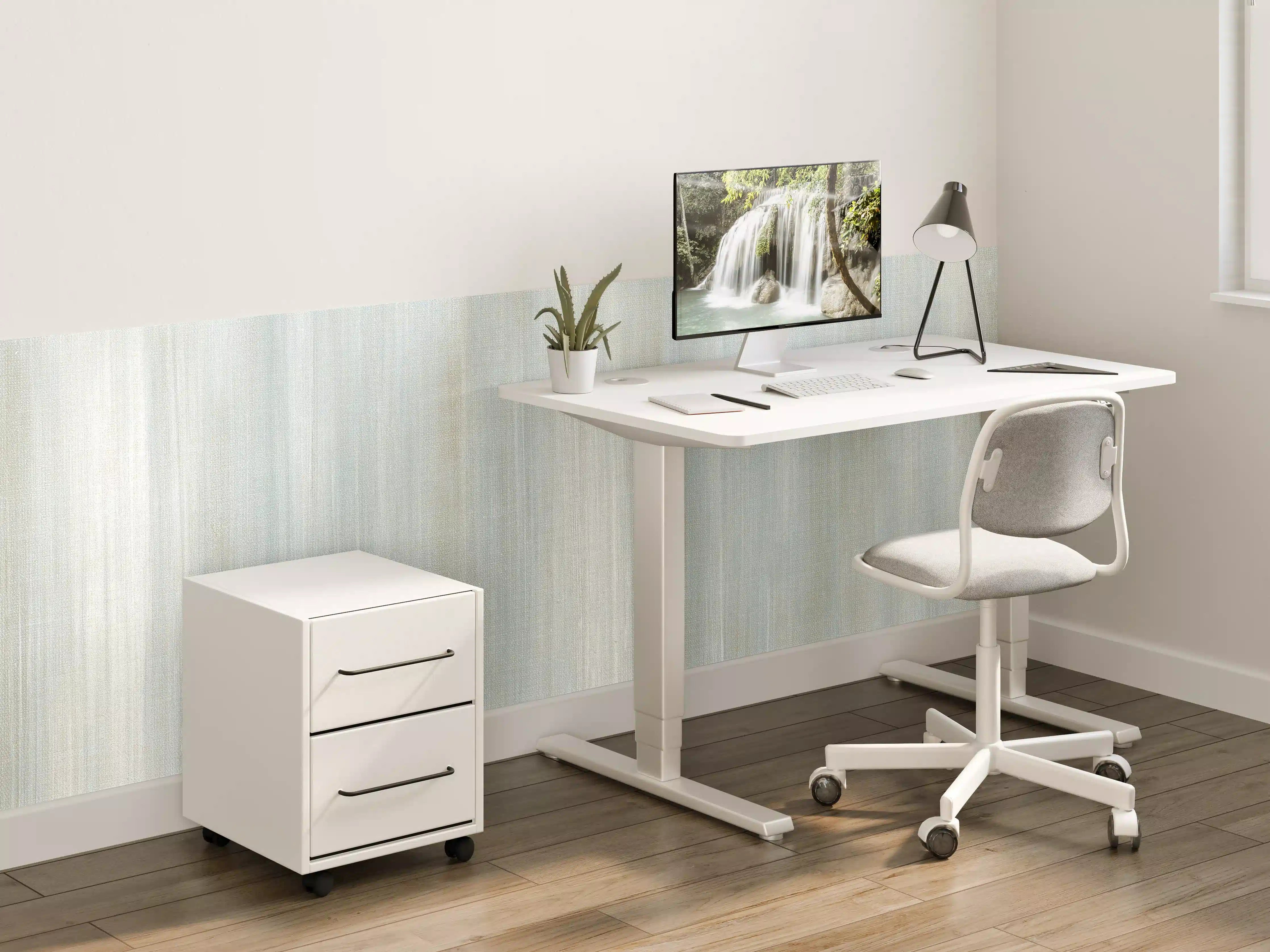 Kinderzimmer Wandgestaltung - Türkis gräulicher Struktur-Tapete