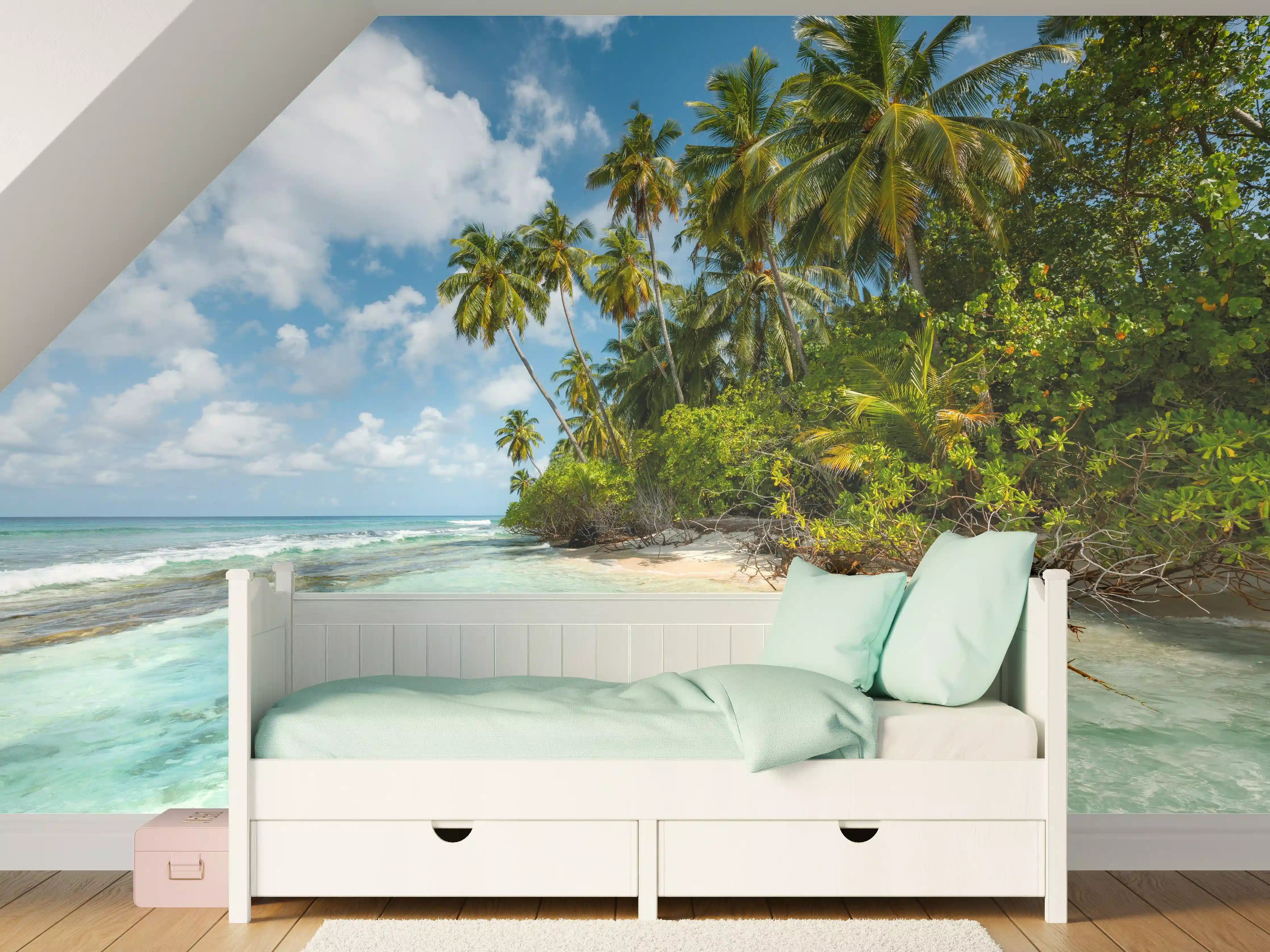 Kinderzimmer Wandgestaltung - Turquoise Bay