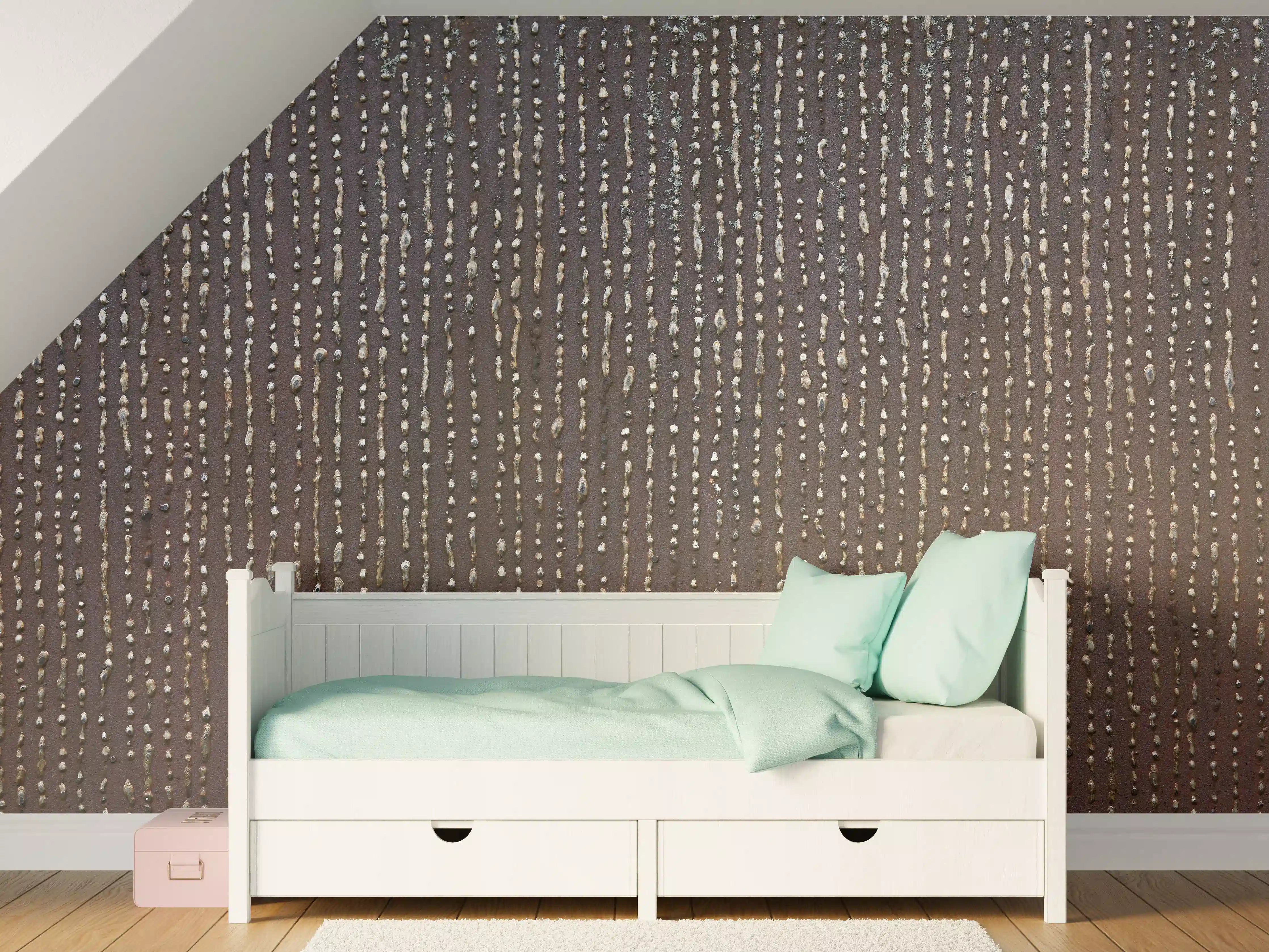 Kinderzimmer Wandgestaltung - Ungewöhnliche Tropfenstruktur