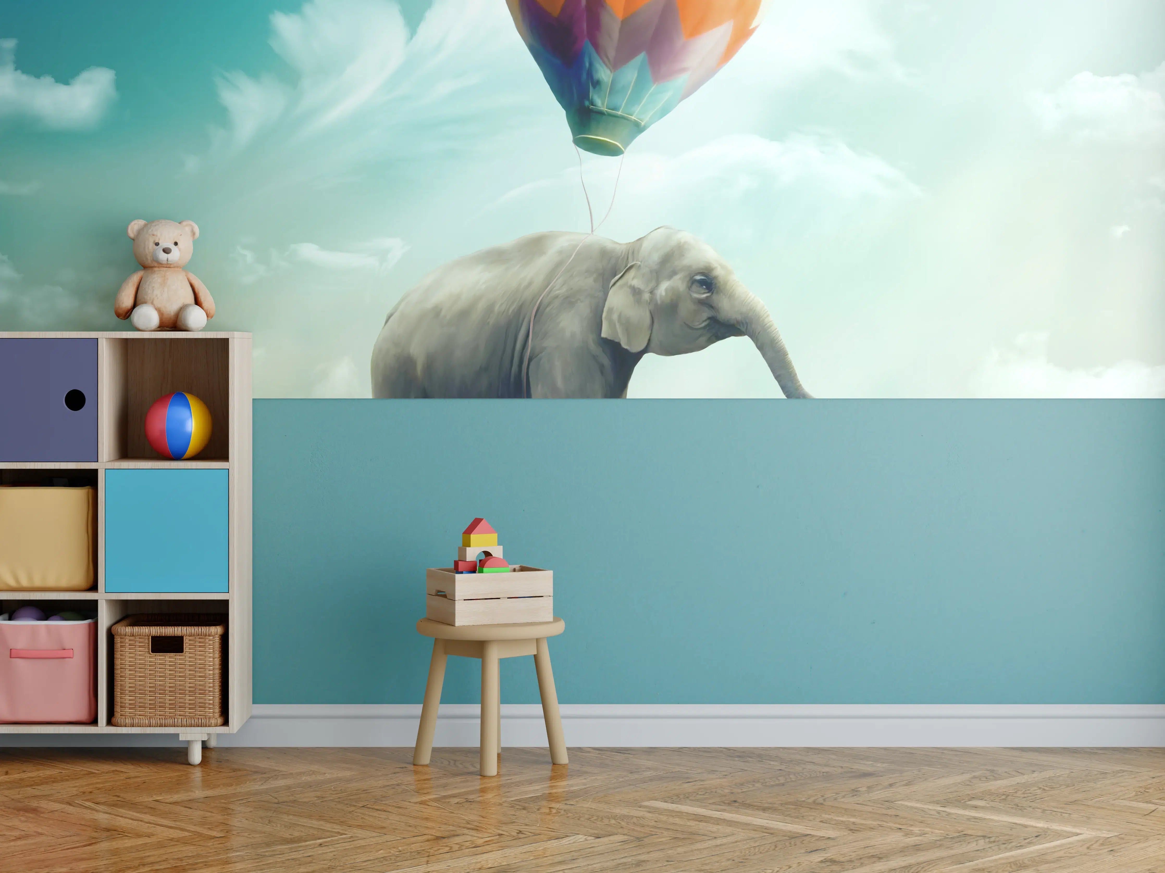 Kinderzimmer Wandgestaltung - Unrealistische Darstellung