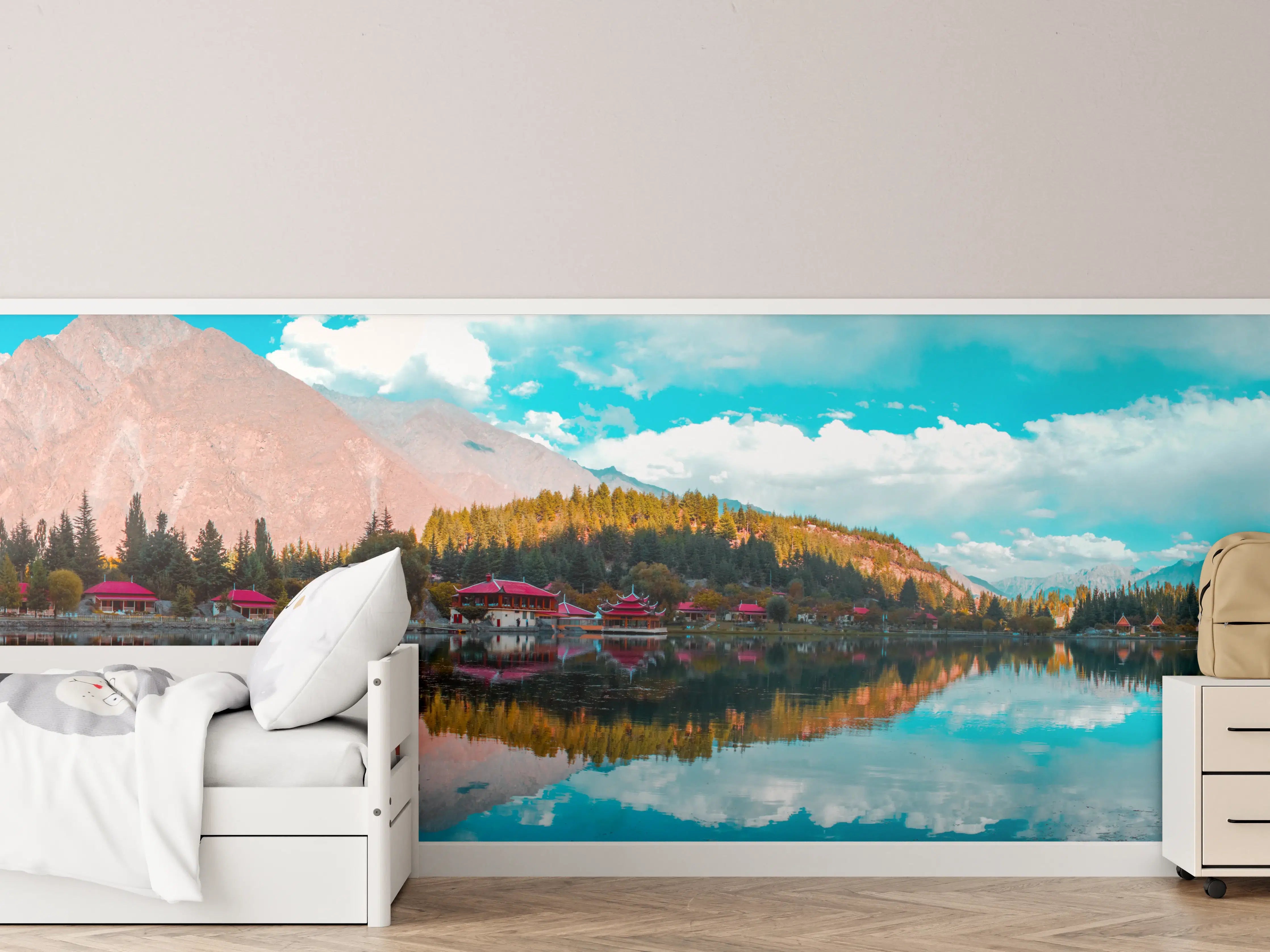 Kinderzimmer Wandgestaltung - Unterer Kachura-See