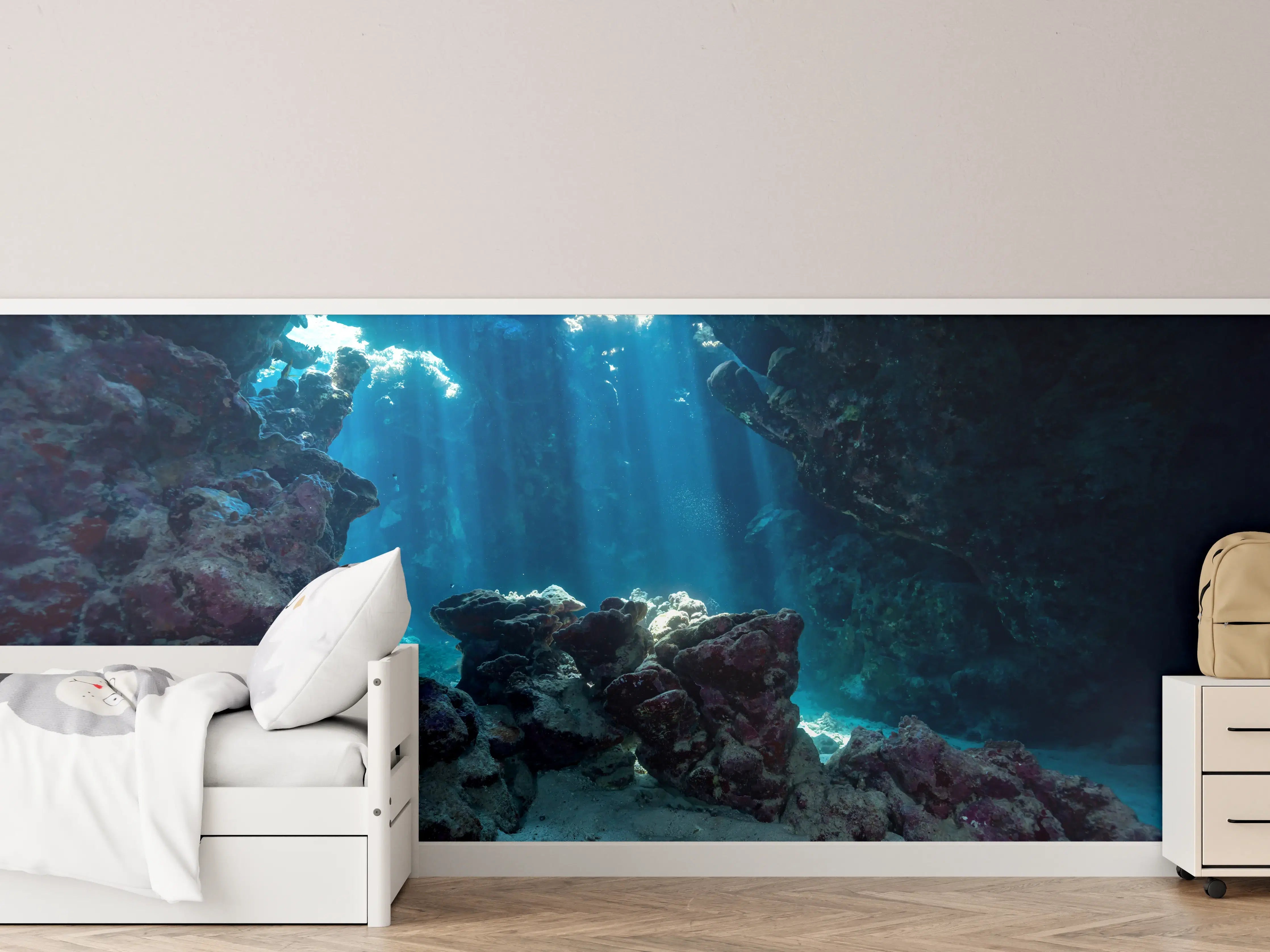 Kinderzimmer Wandgestaltung - Unterwasseransicht eines Riffs