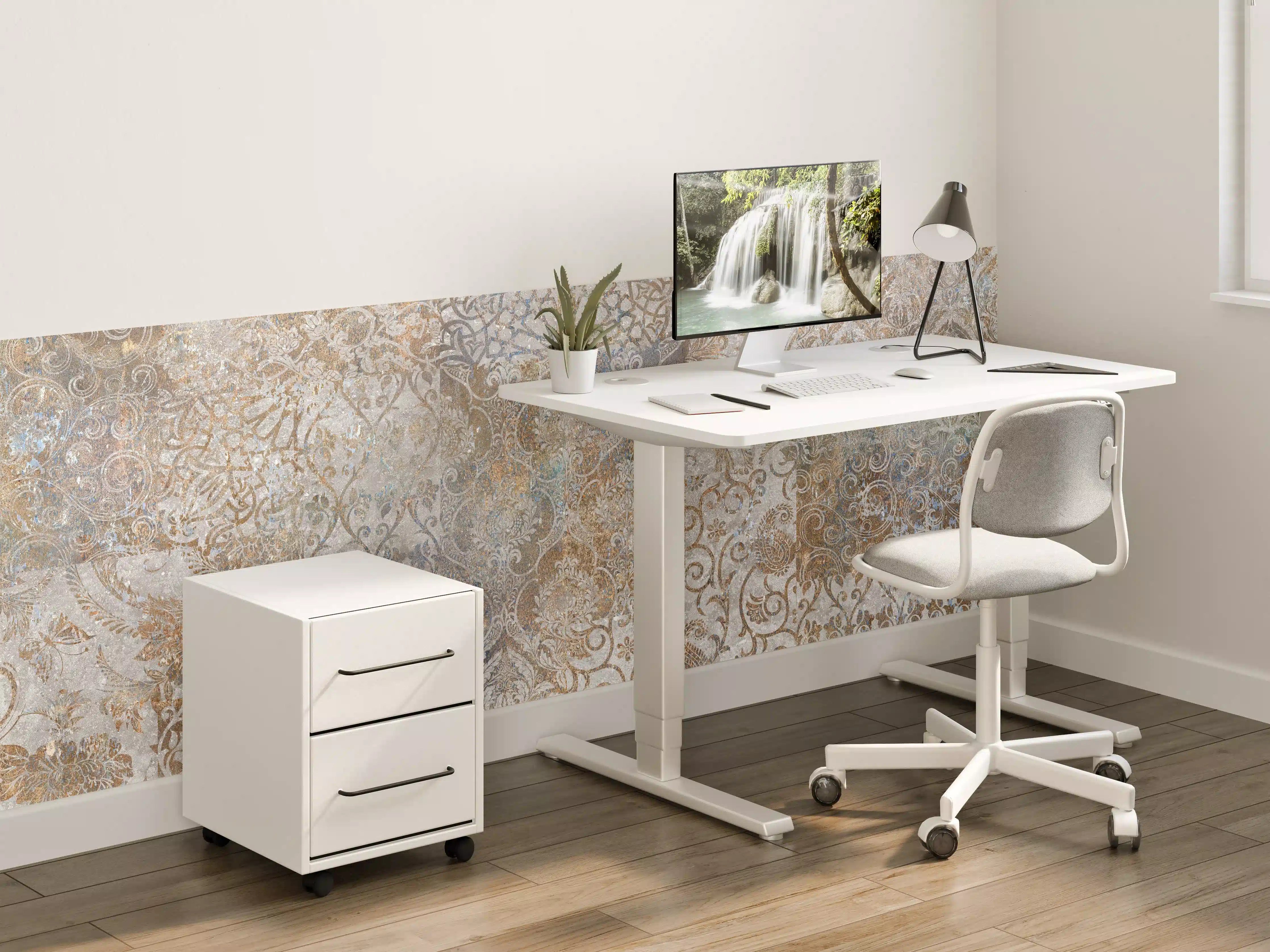 Kinderzimmer Wandgestaltung - Vintage Florales Design