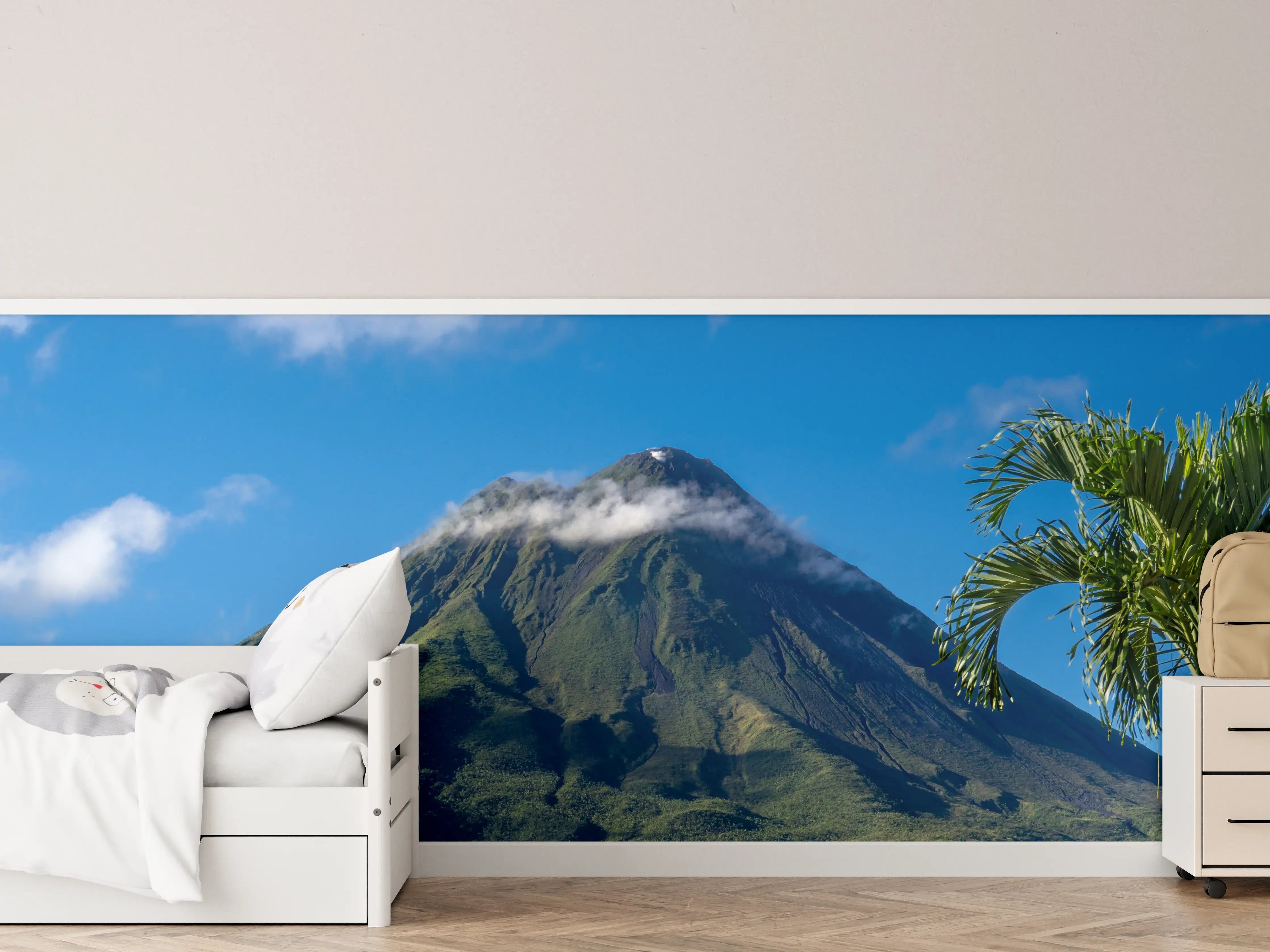 Kinderzimmer Wandgestaltung - Vulkan Arenal von nahem - Costa Rica