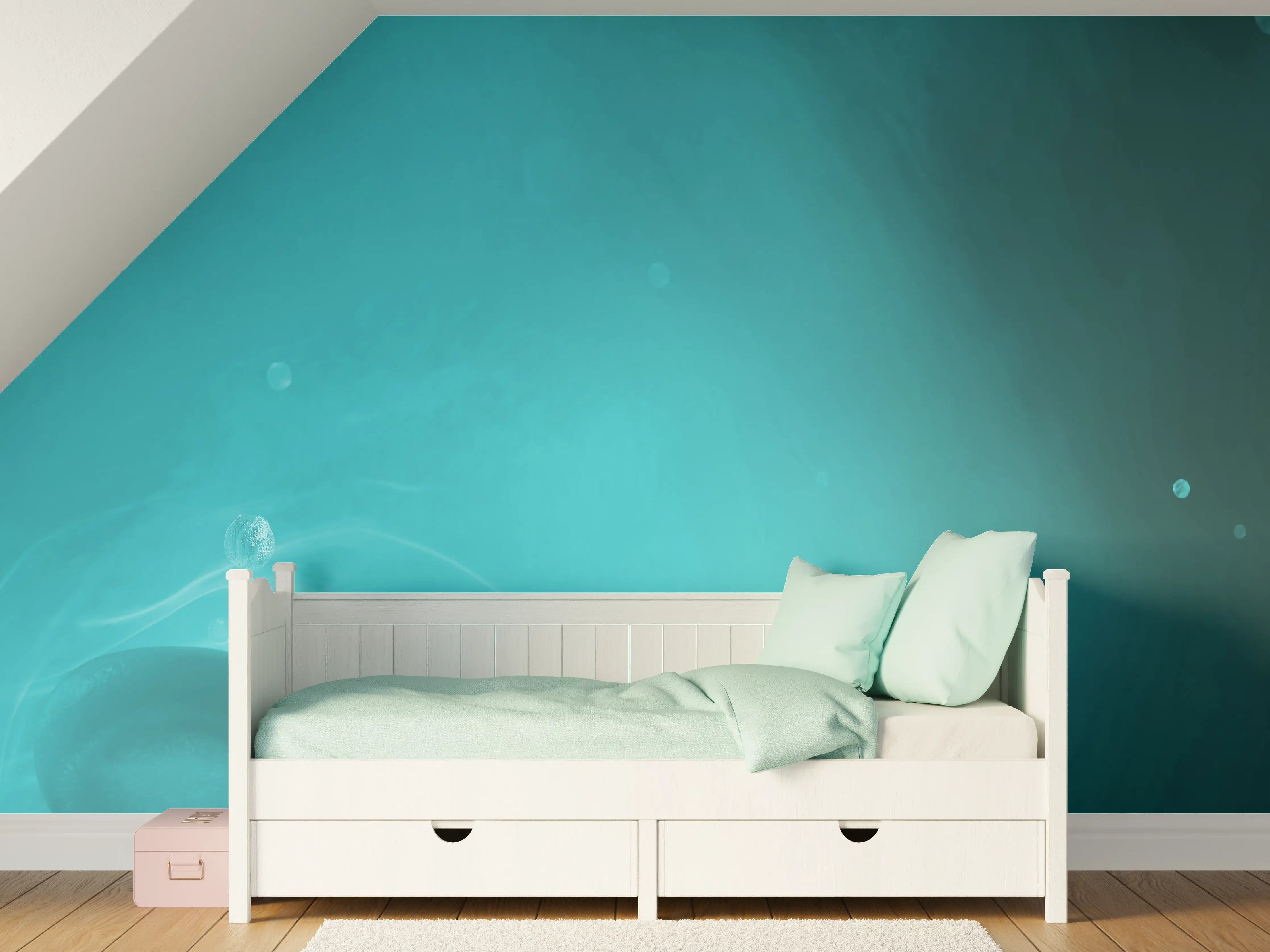 Kinderzimmer Wandgestaltung - Wässriger Tauchgang