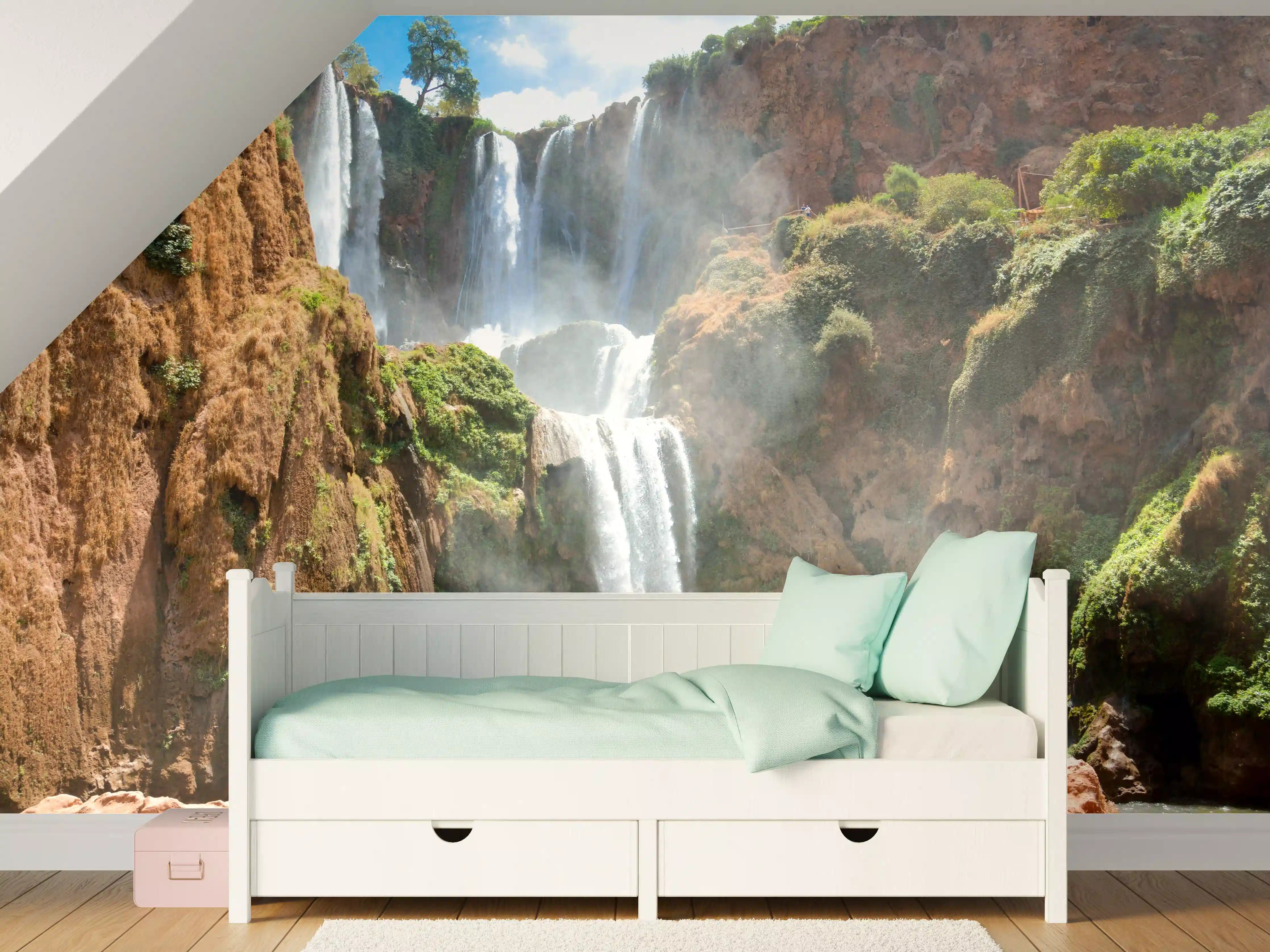 Kinderzimmer Wandgestaltung - Wasserfälle von Ouzoud