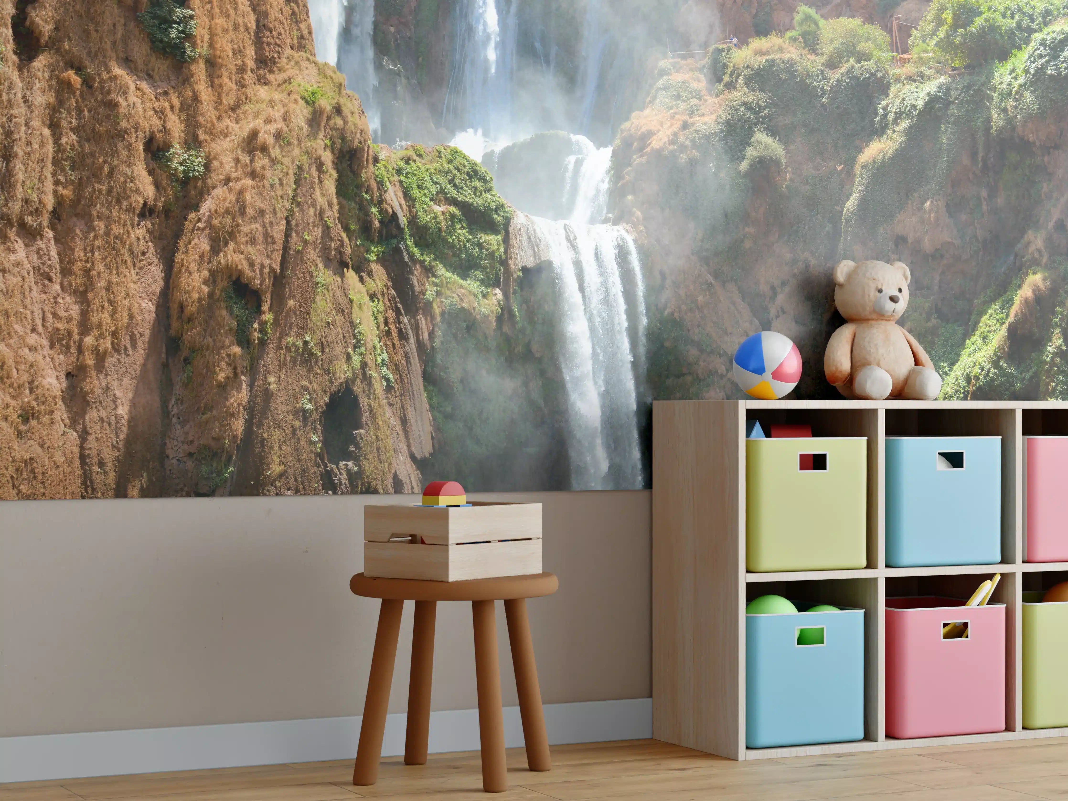 Kinderzimmer Wandgestaltung - Wasserfälle von Ouzoud