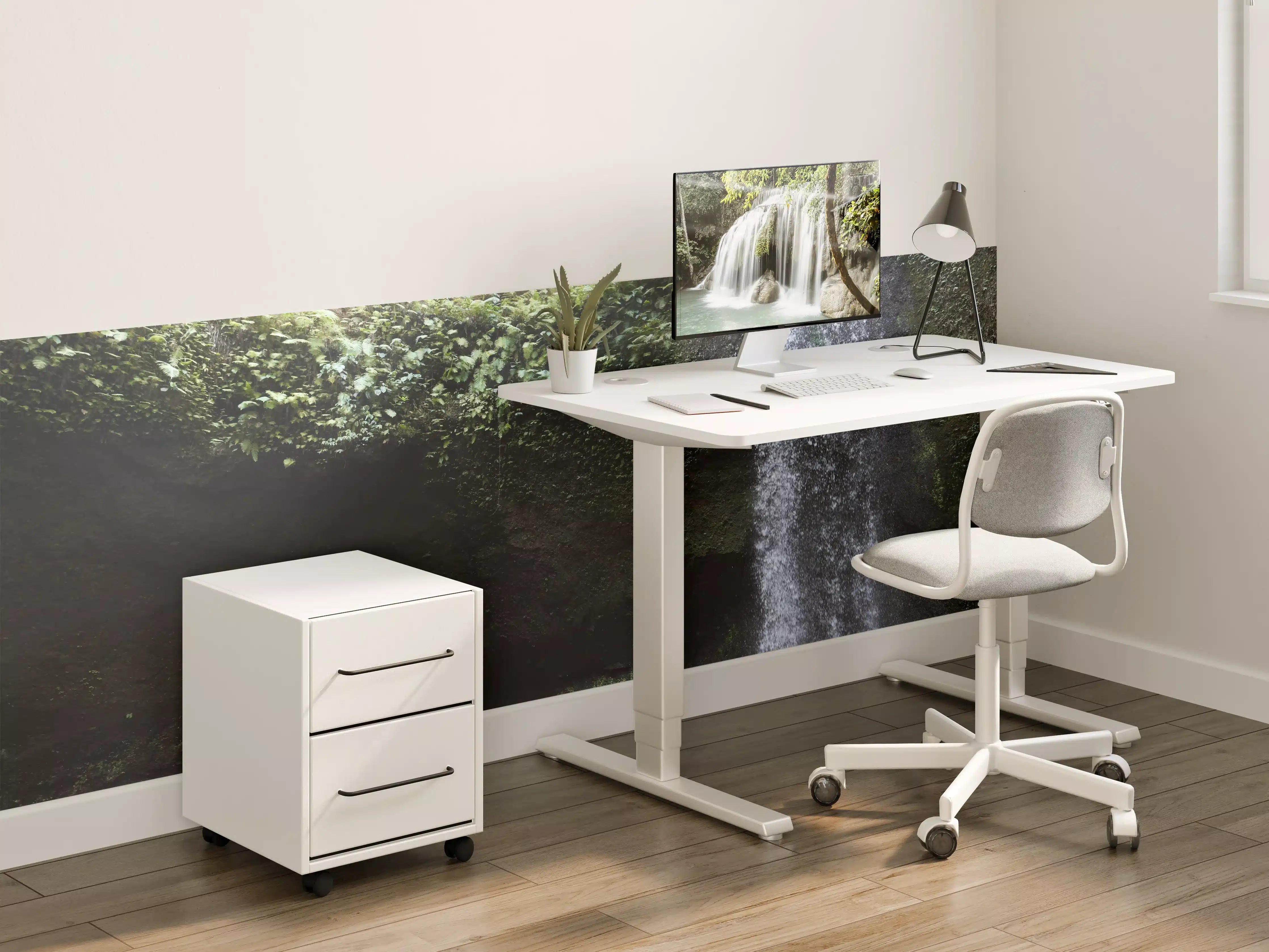 Kinderzimmer Wandgestaltung - Wasserfall in Bali im Herbst