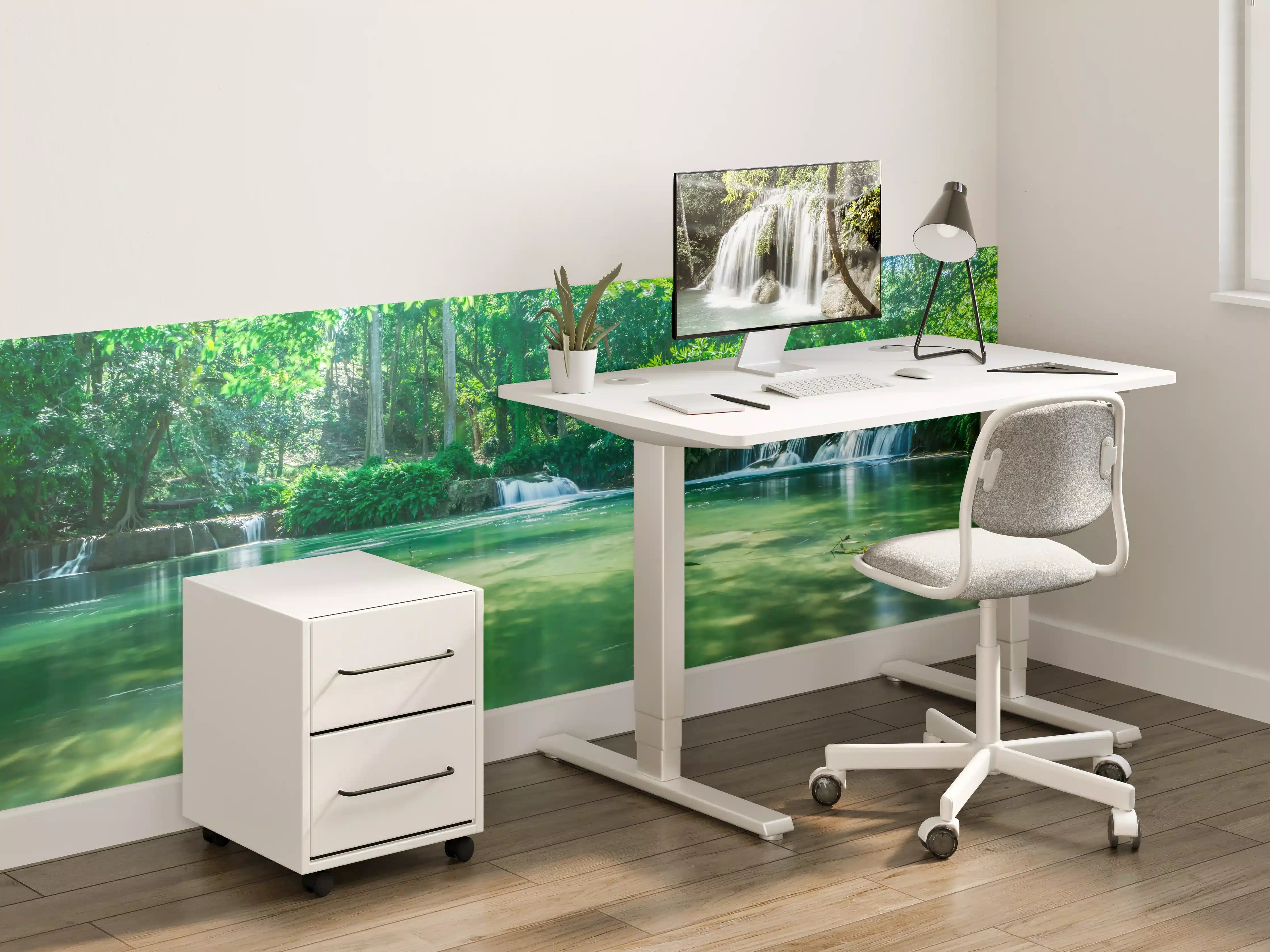 Kinderzimmer Wandgestaltung - Wasserfall in Chet Sao No