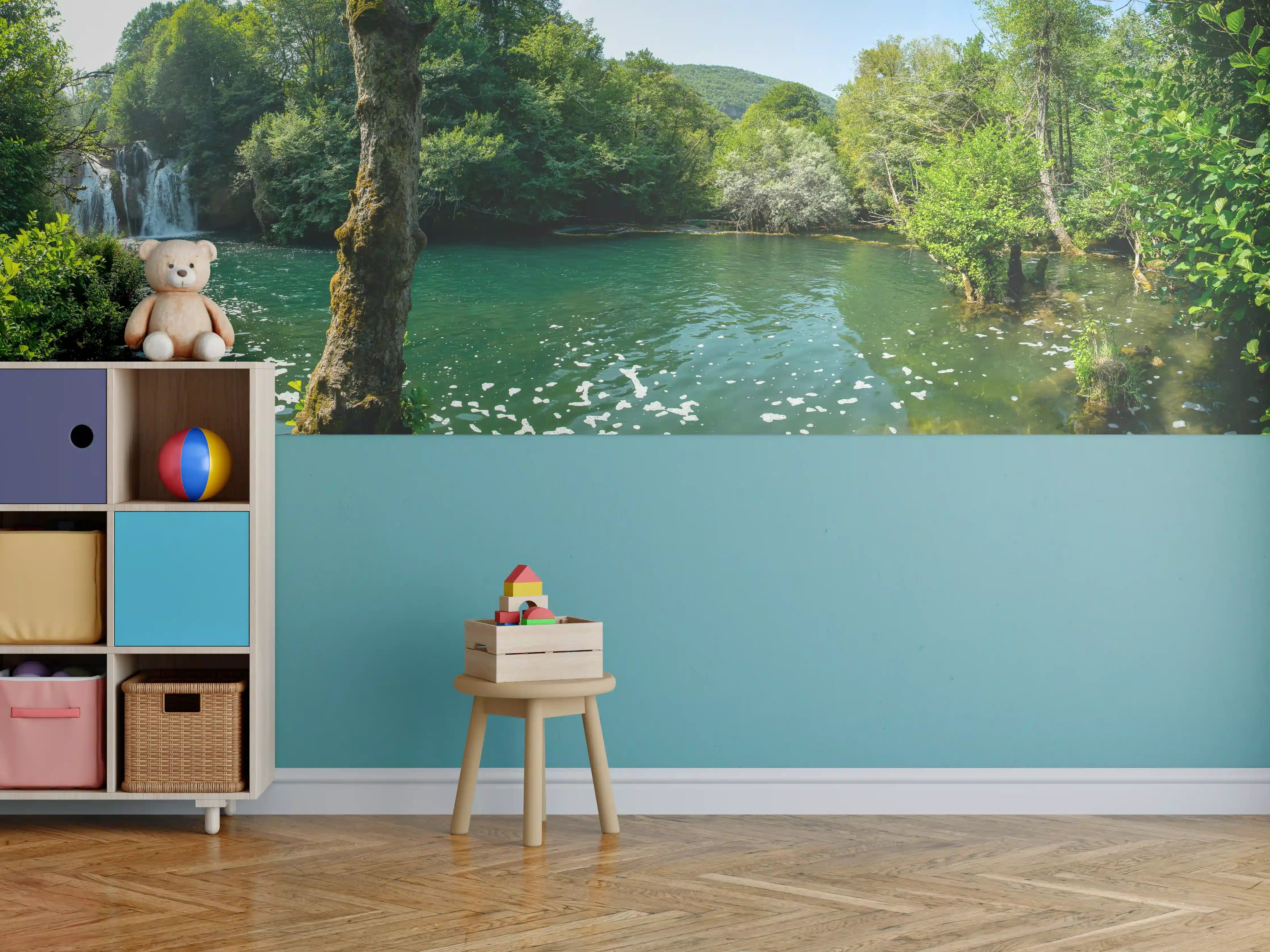 Kinderzimmer Wandgestaltung - Wasserfall von Martin Brod - Bosnien
