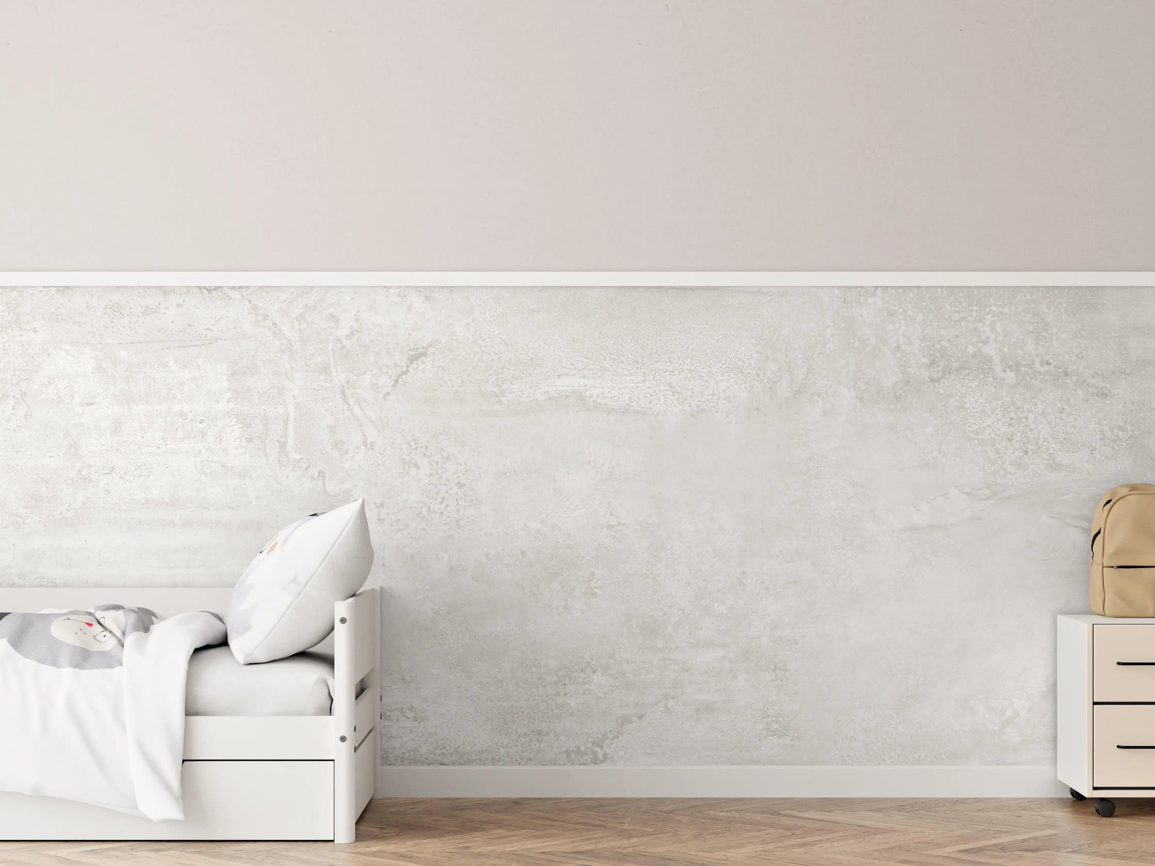 Kinderzimmer Wandgestaltung - Weißer Wandhintergrund