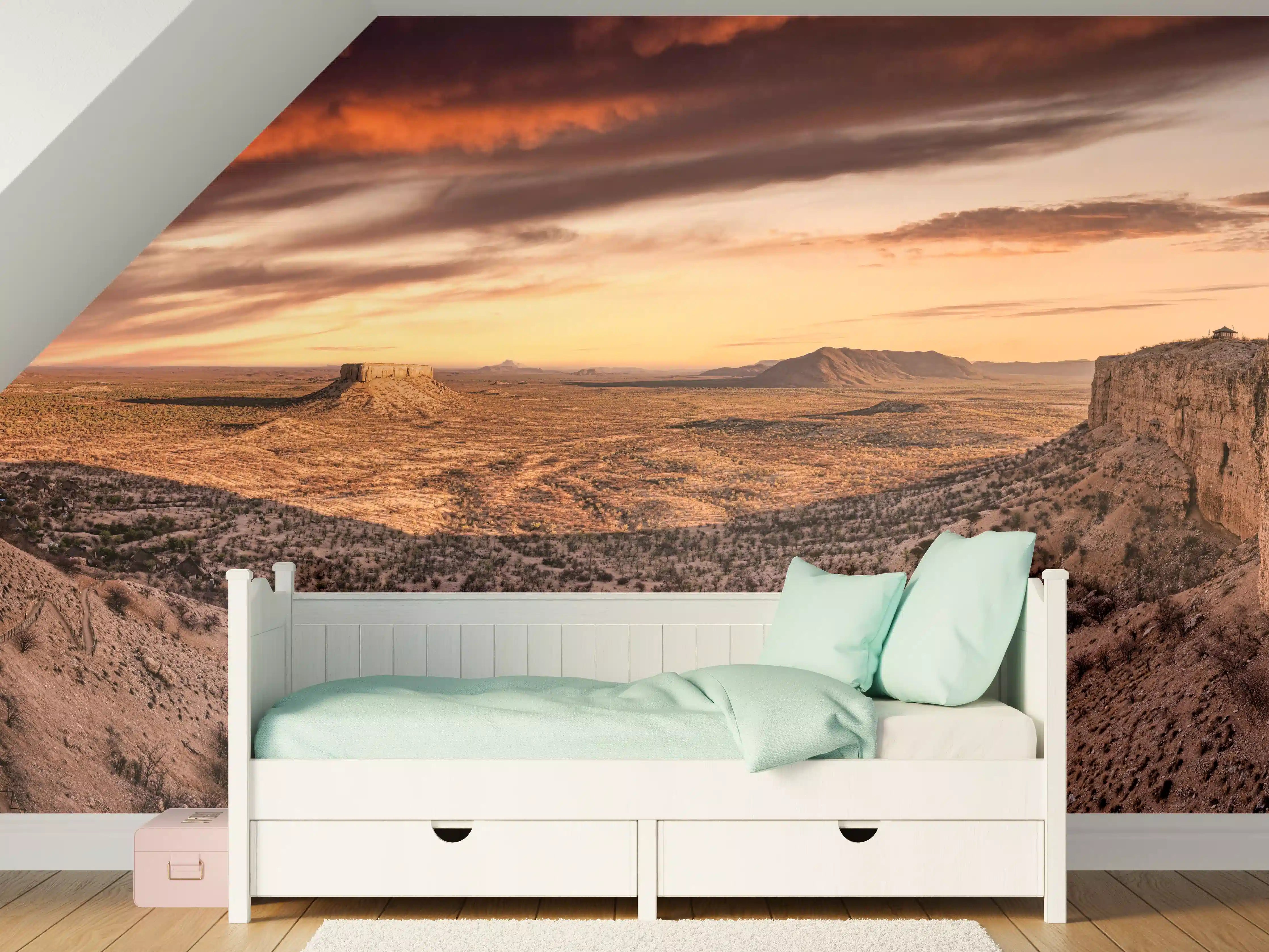 Kinderzimmer Wandgestaltung - Wüstenblick auf Vingerklip Lodge - Nambia Damaraland