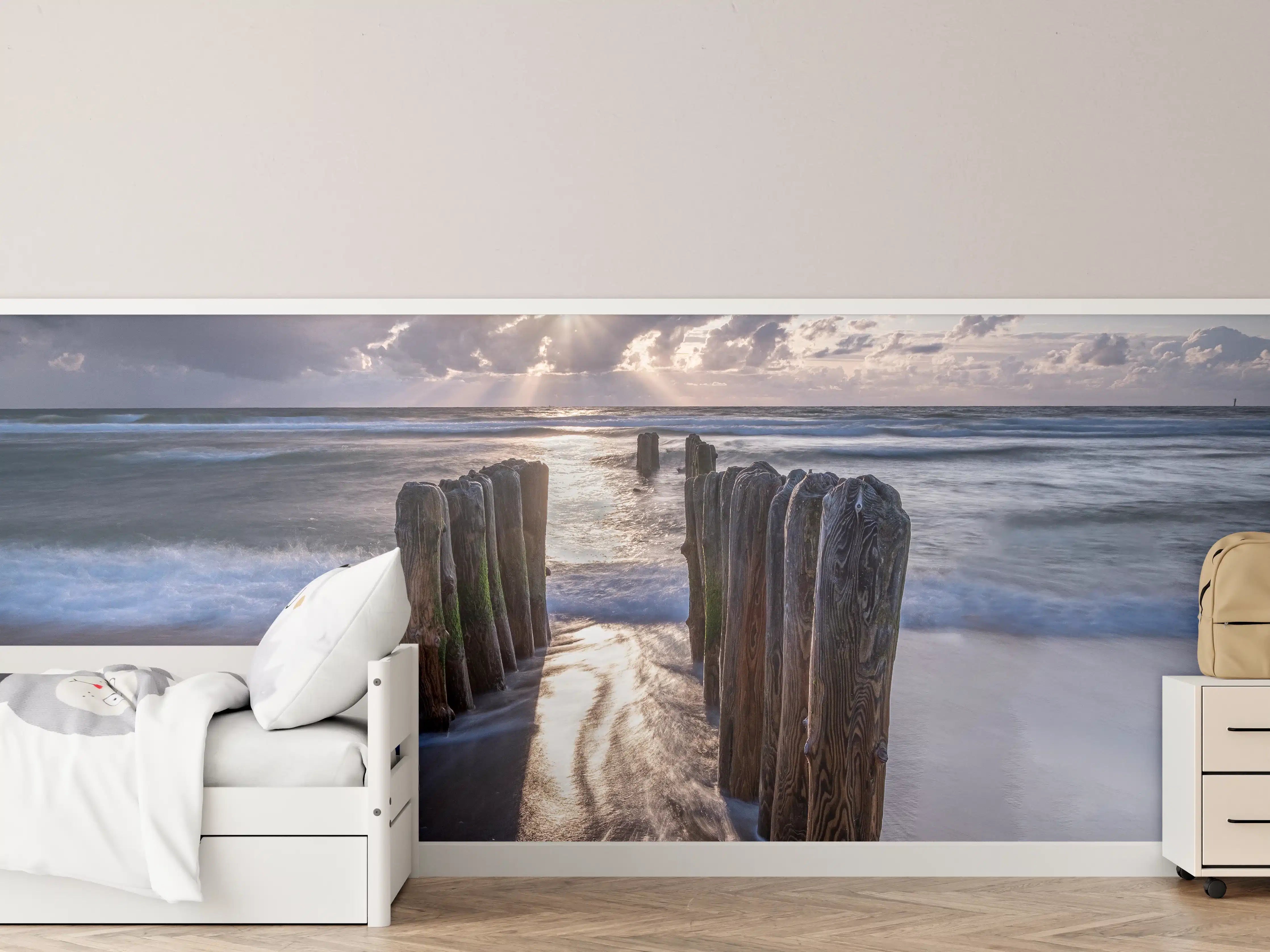 Kinderzimmer Wandgestaltung - Wunderschöne Buhnen auf Sylt