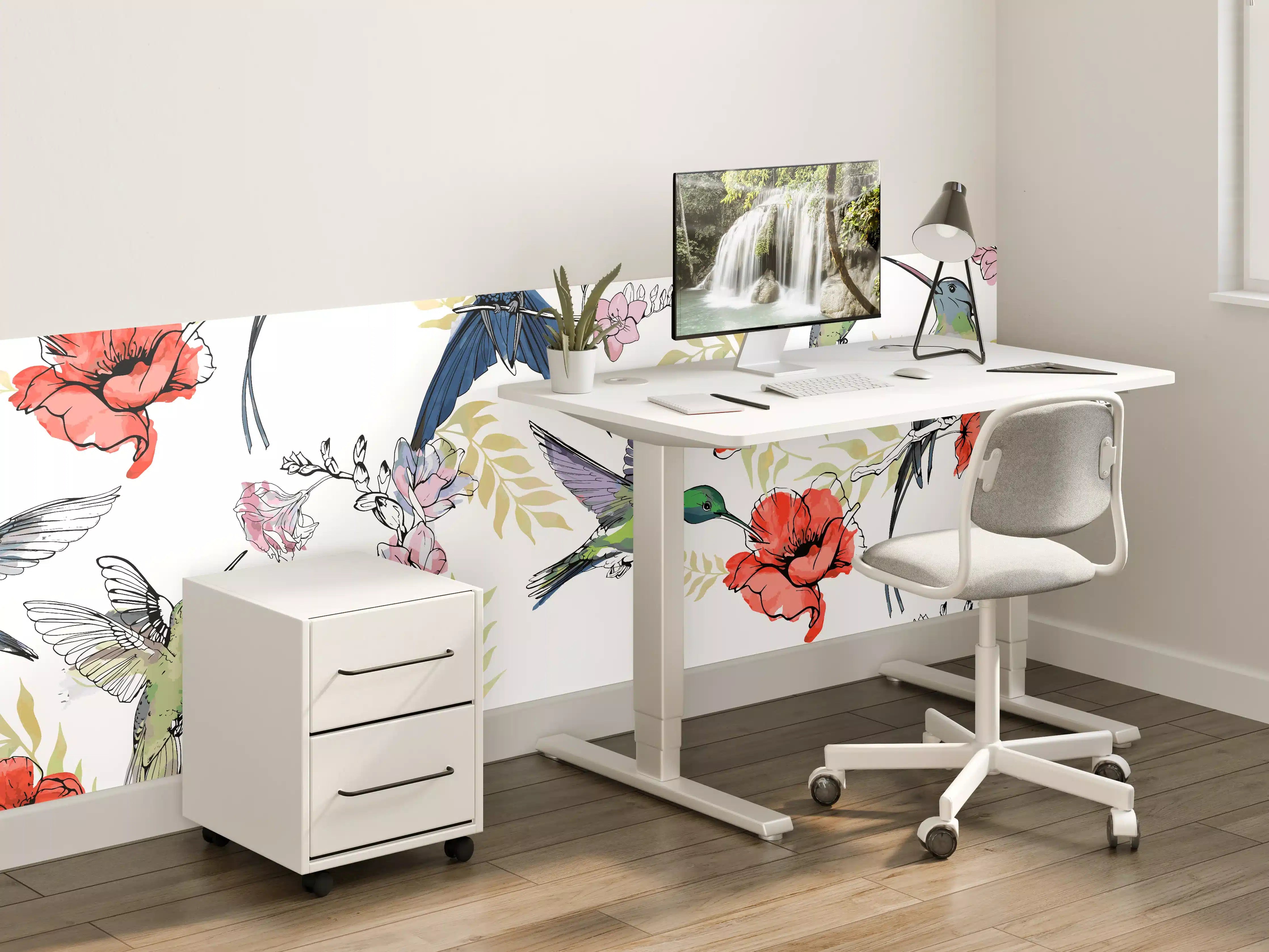 Kinderzimmer Wandgestaltung - Wunderschöne Kolibris