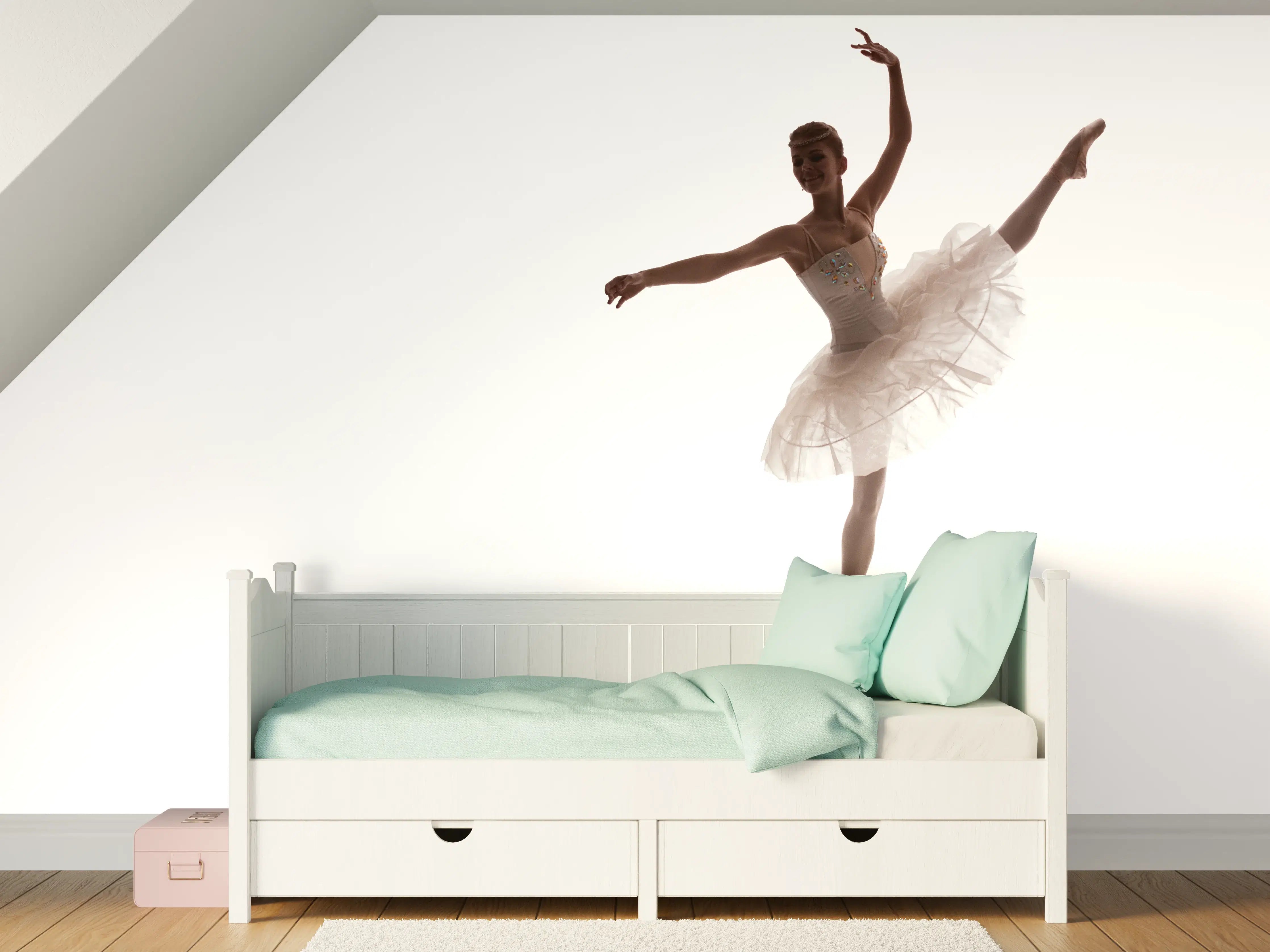 Kinderzimmer Wandgestaltung - Wundervolle Ballerina