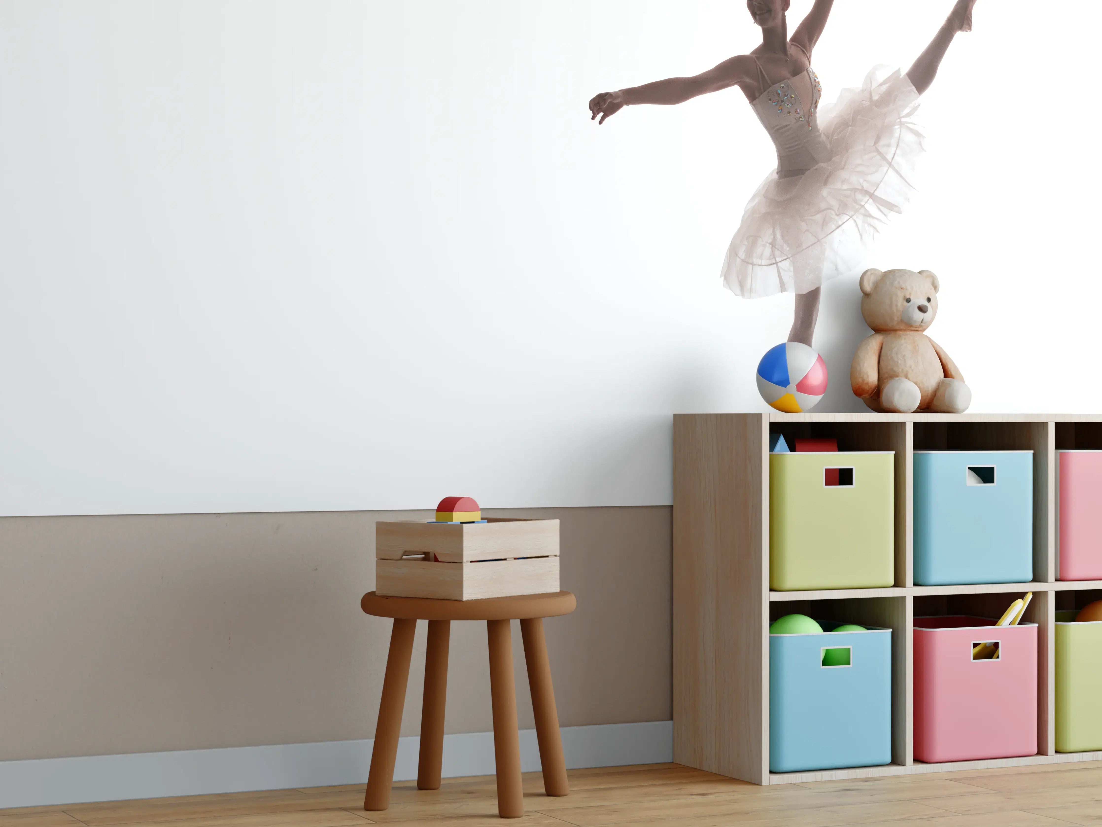 Kinderzimmer Wandgestaltung - Wundervolle Ballerina