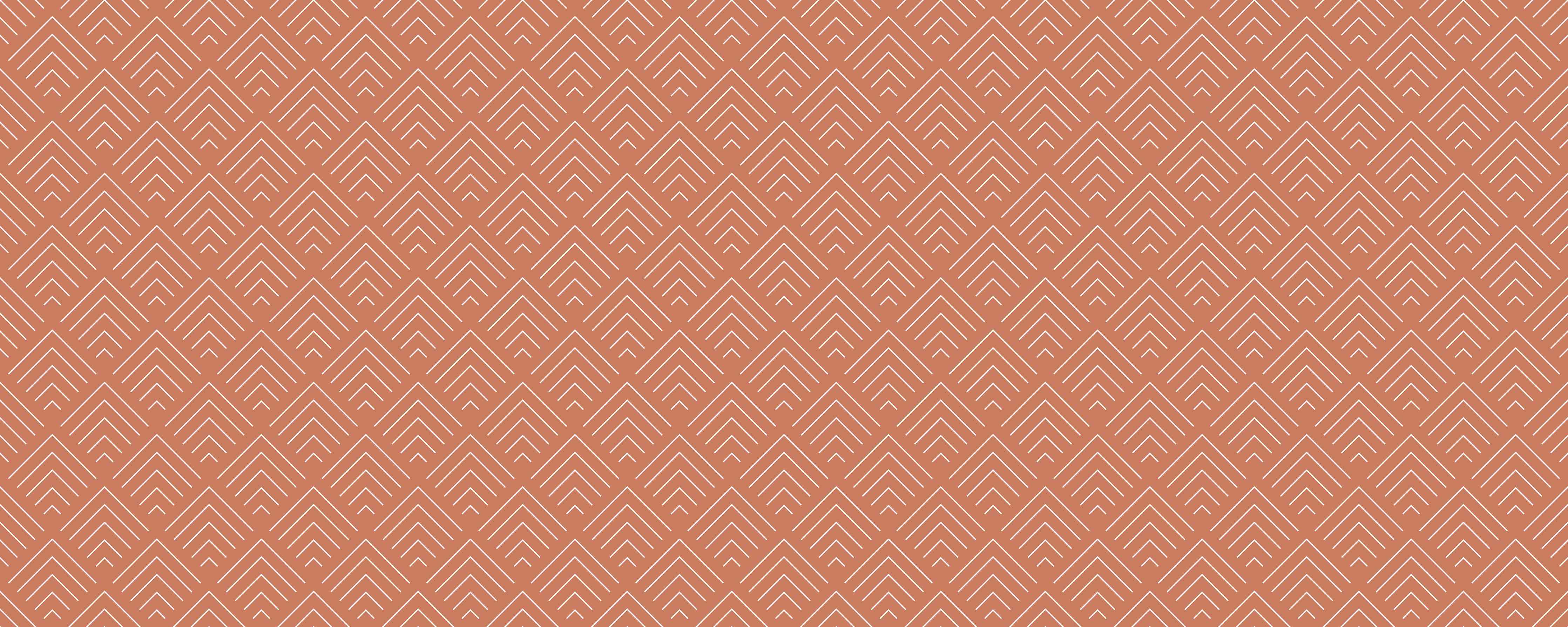 Kinderzimmer Wandgestaltung-Zarte Kupfer- und Beige-Wandgestaltung mit geometrischem Muster