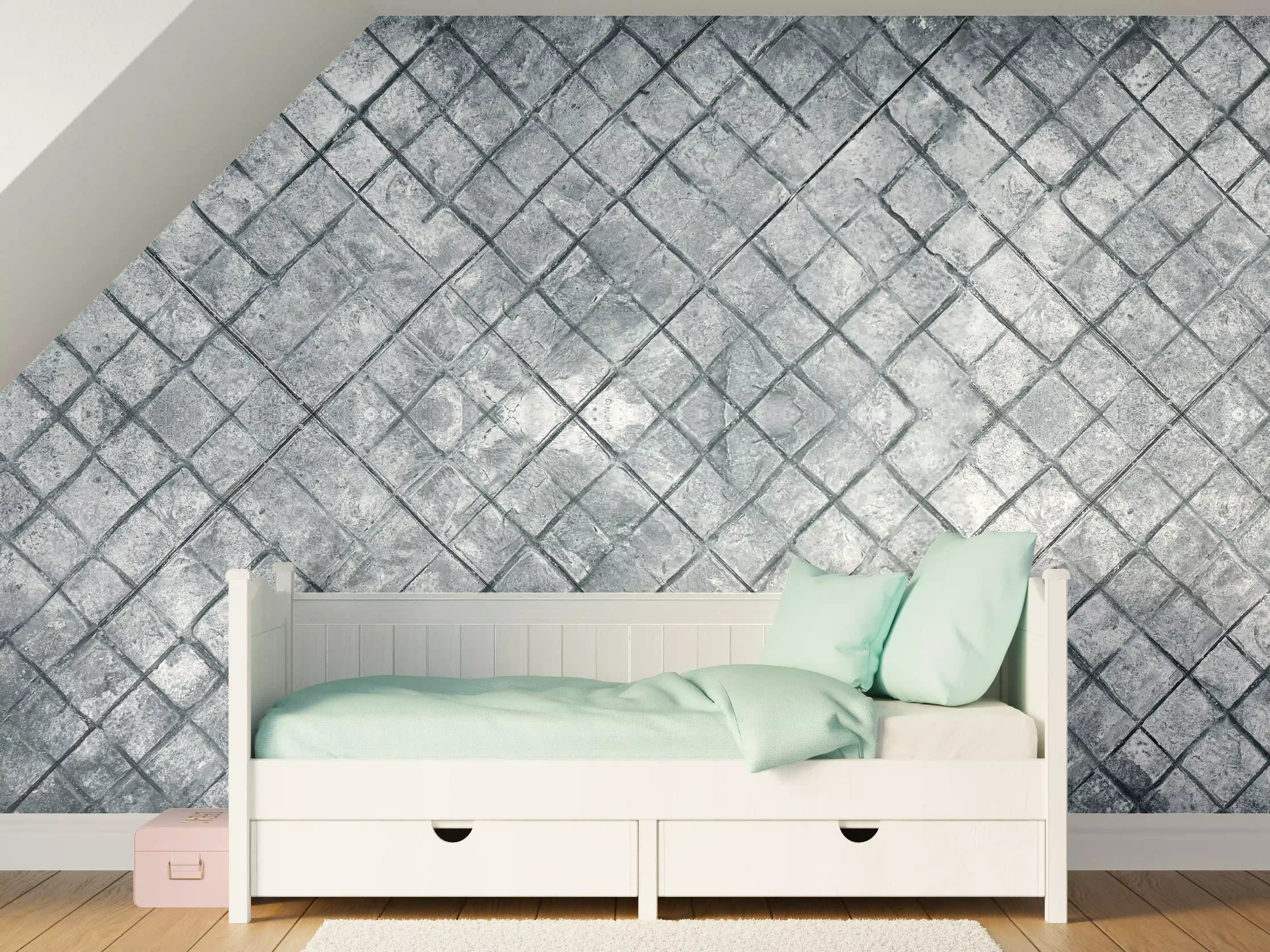 Kinderzimmer Wandgestaltung - Zement oberflächen Textur von Beton