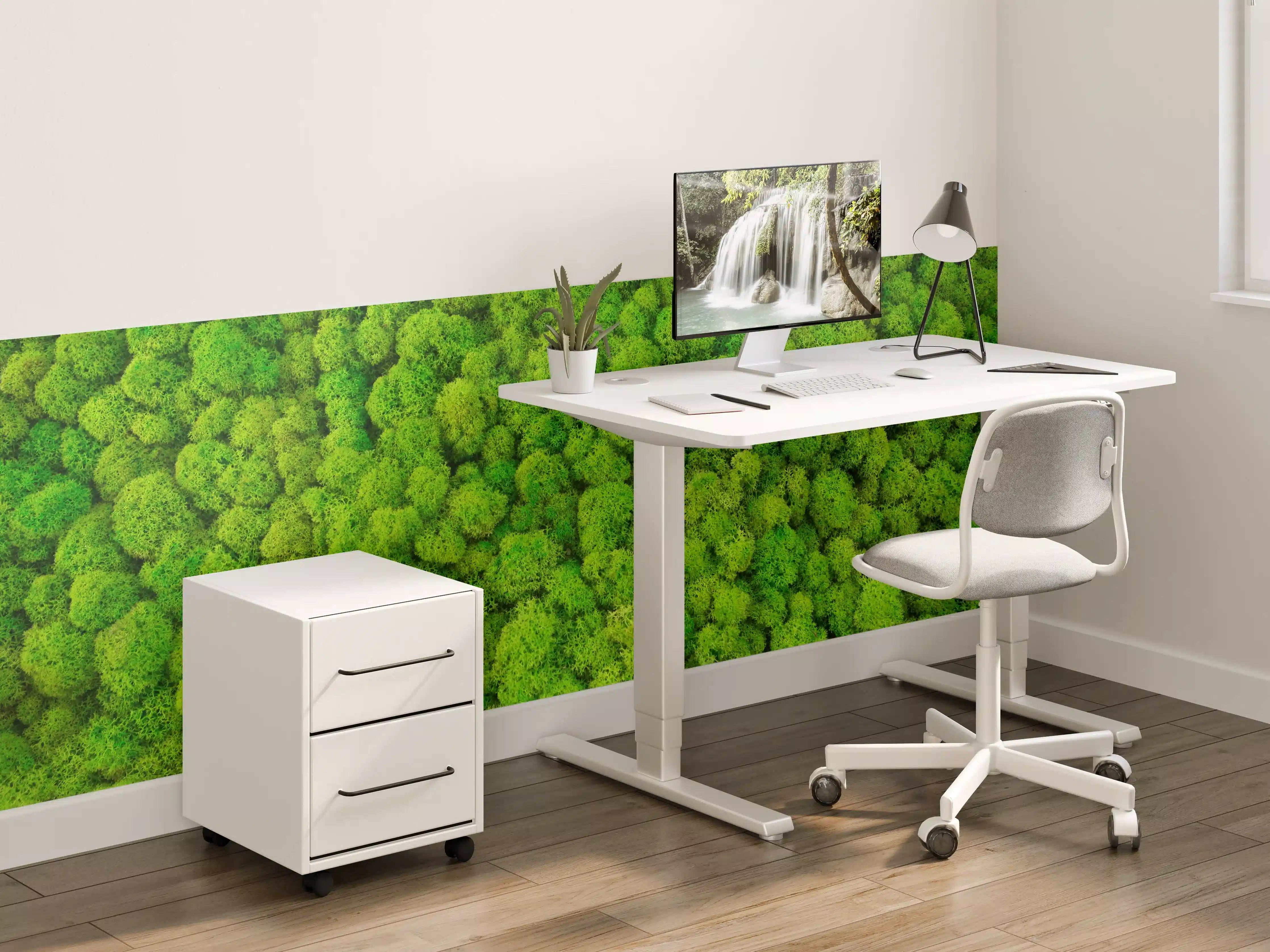 Kinderzimmer Wandgestaltung - dekoratives Moos Design