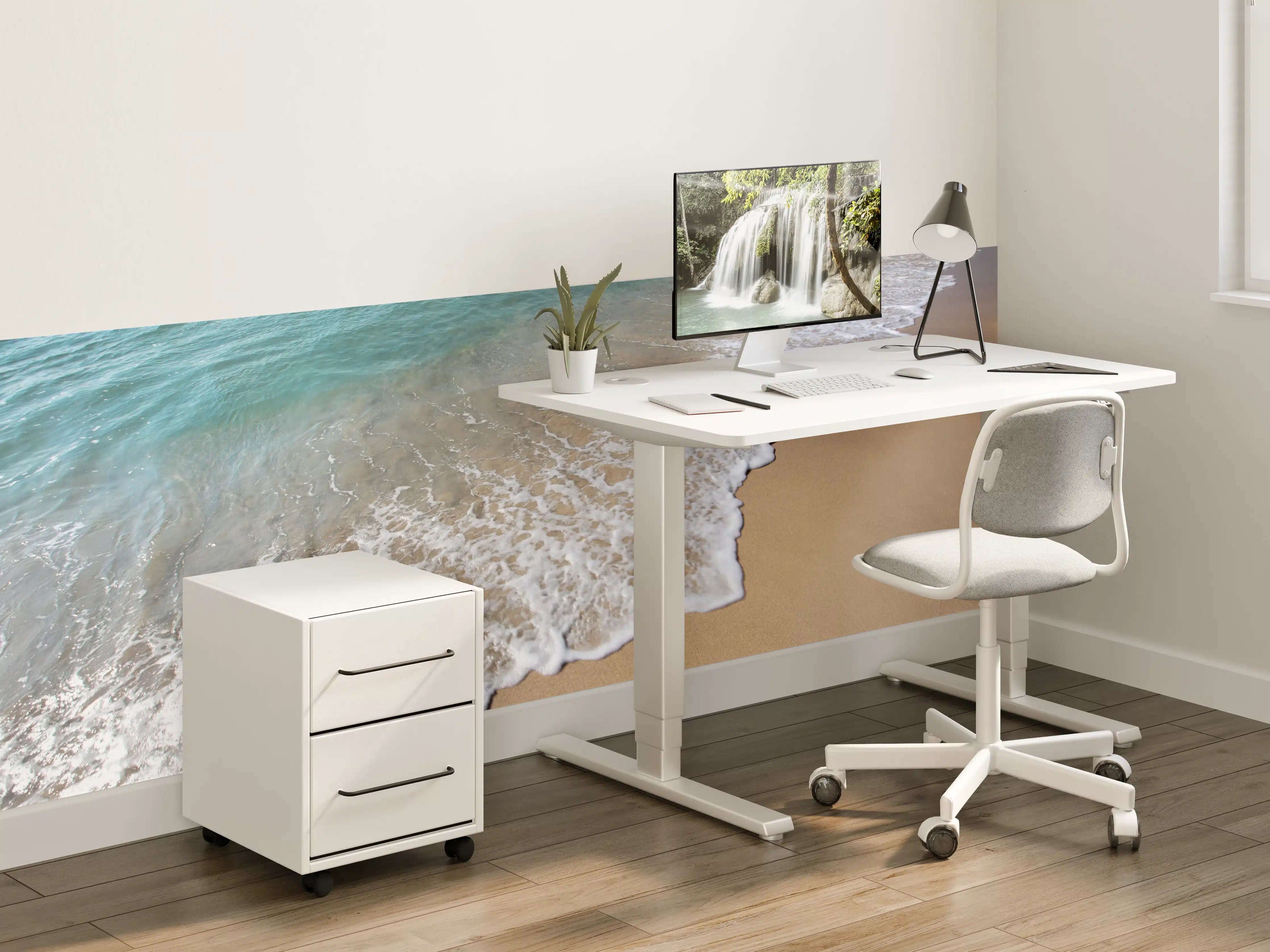 Kinderzimmer Wandgestaltung - friedlicher Strand in Grieschenland