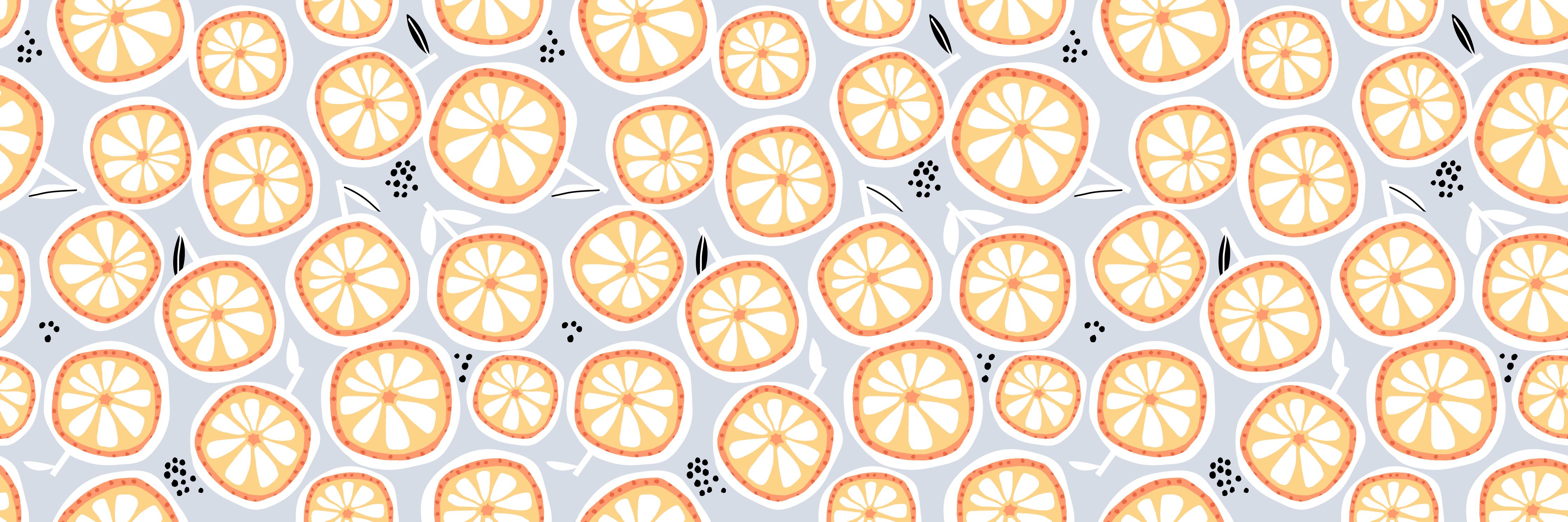 Küchenrückwand-Citrus-Orange Küchenrückwand