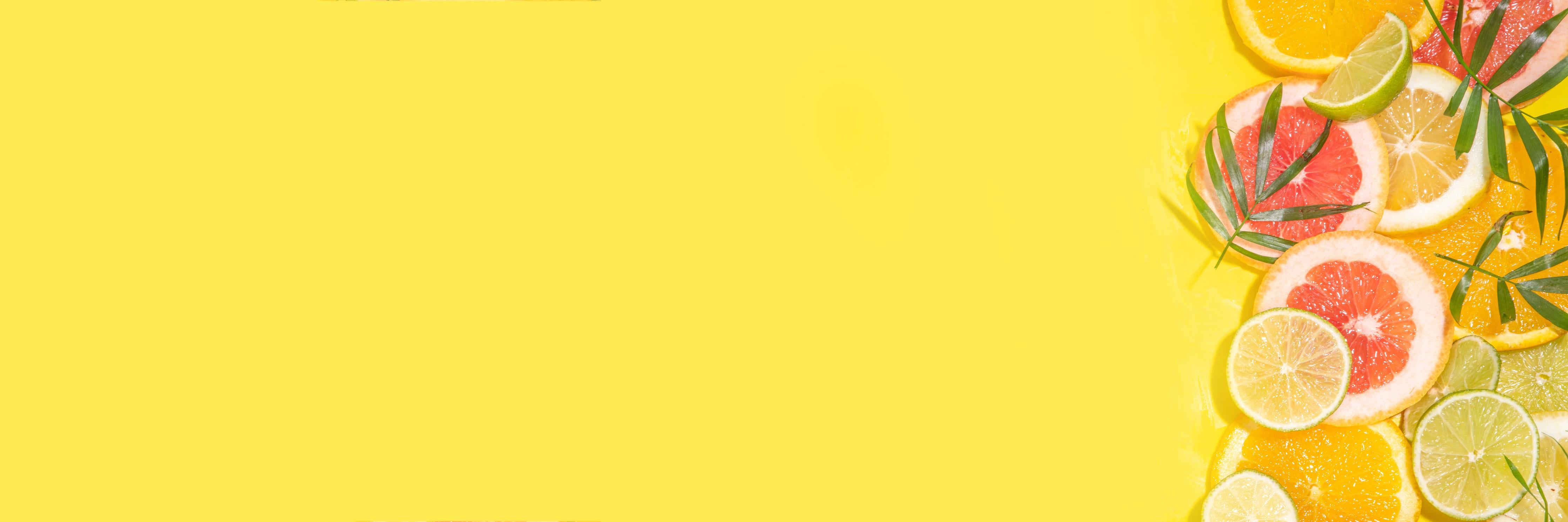 Küchenrückwand-Zitrus-Küchenrückwand Gelb