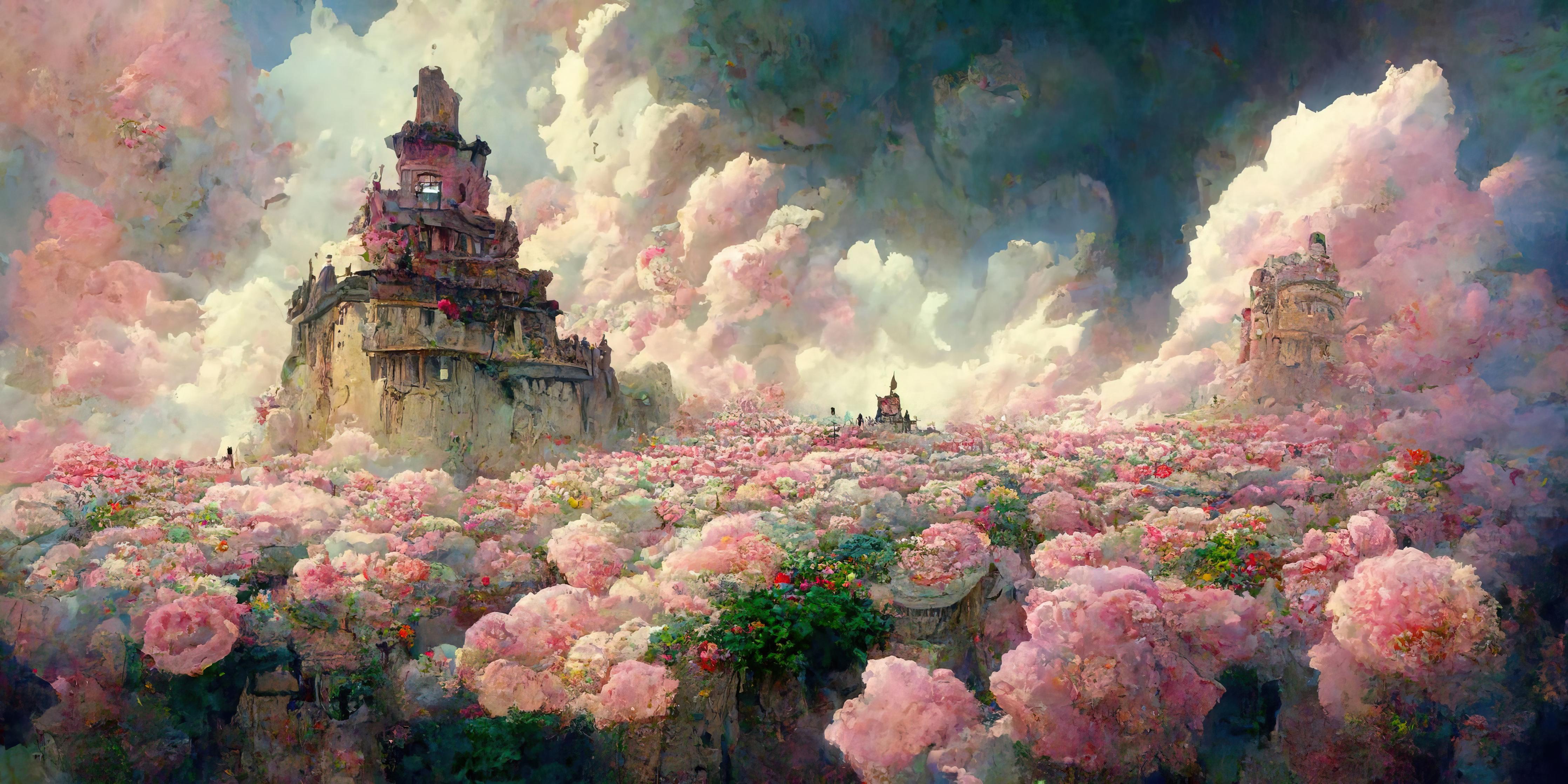 Küchenrückwand-Abenteuerlicher Tempel bei sonnenuntergang