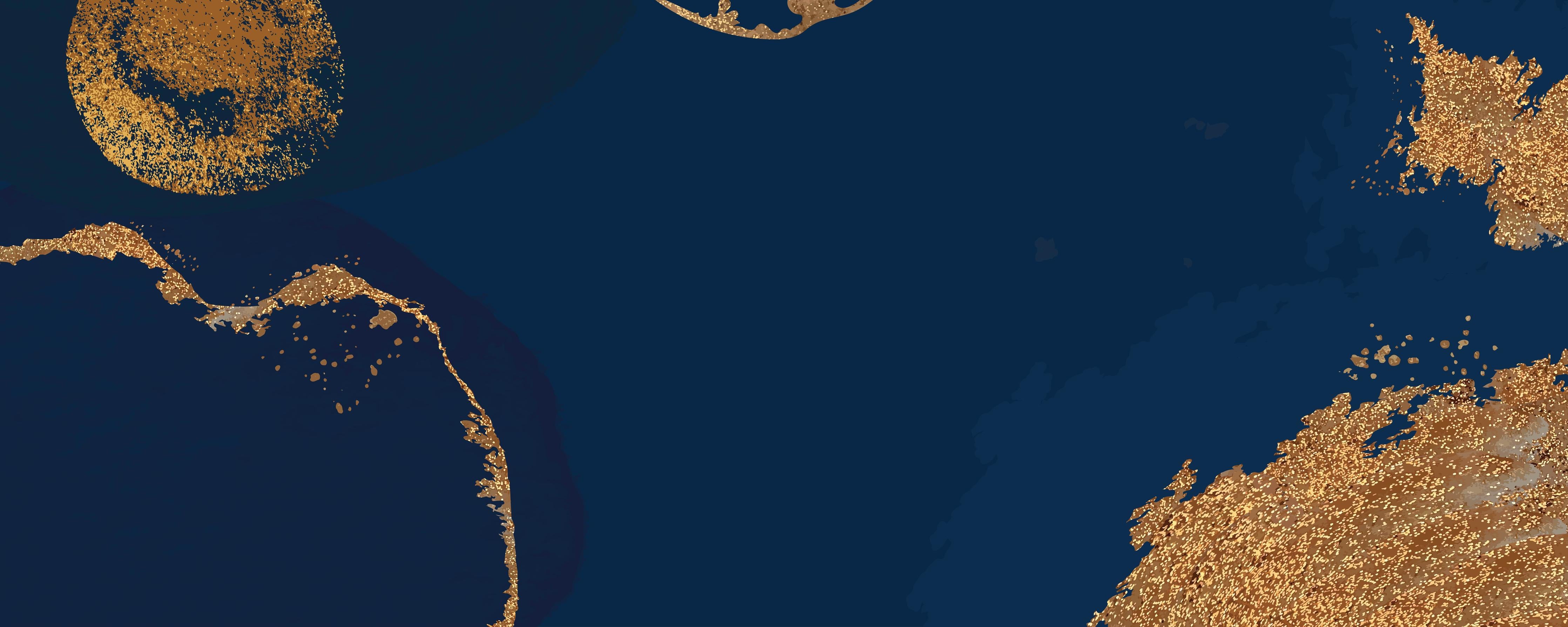 Küchenrückwand-Abstract Art Dunkelheit mit Goldflimmer