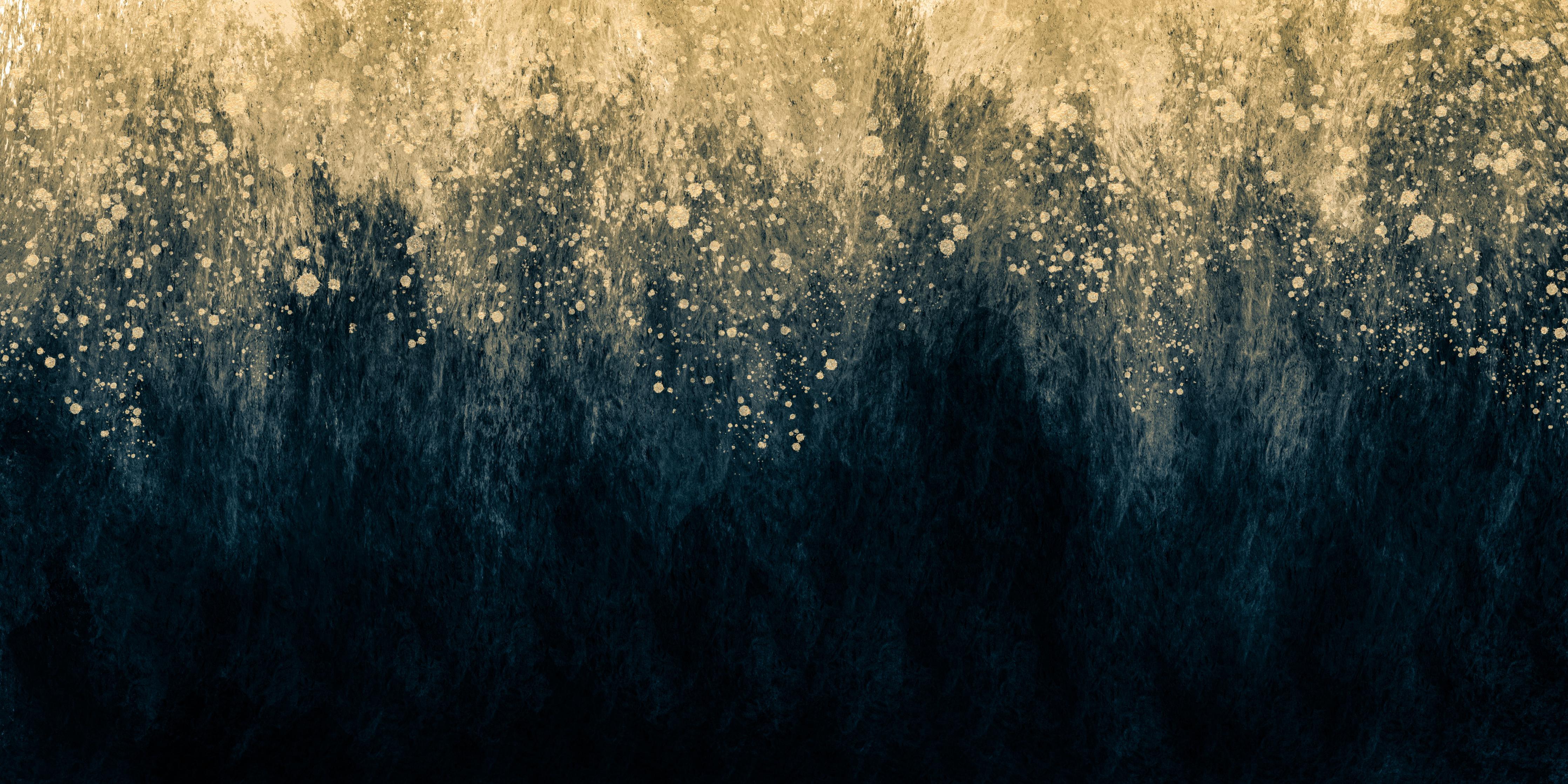 Küchenrückwand-Abstrakte Aquarellkunst - Vintage