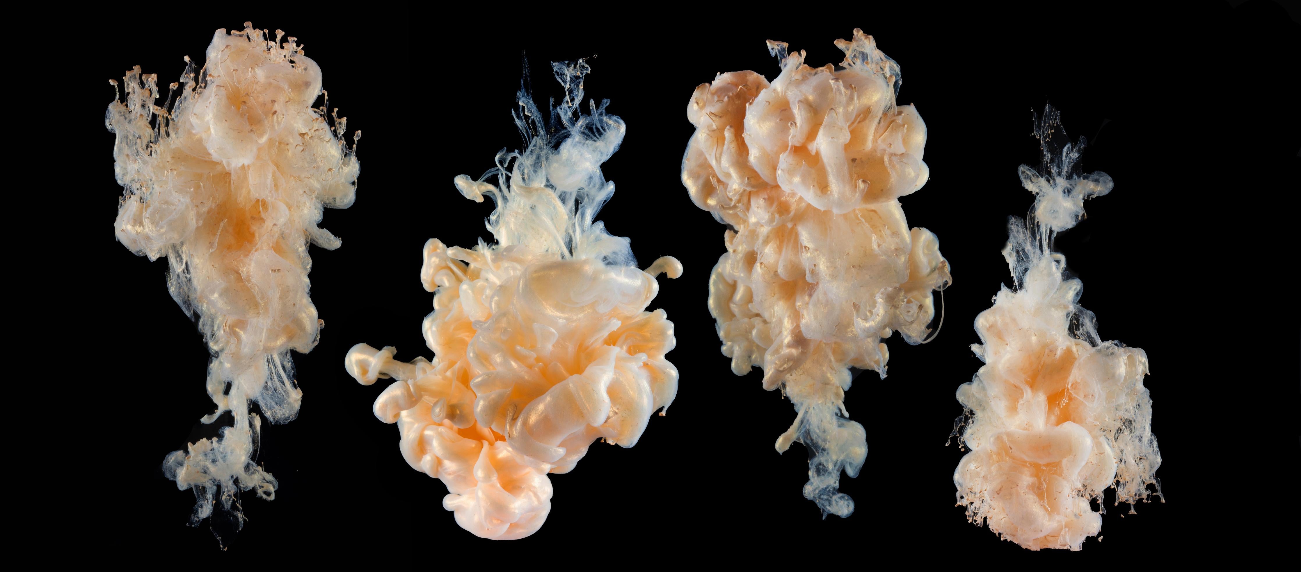 Küchenrückwand-Abstraktes Tinten-Wolken Design