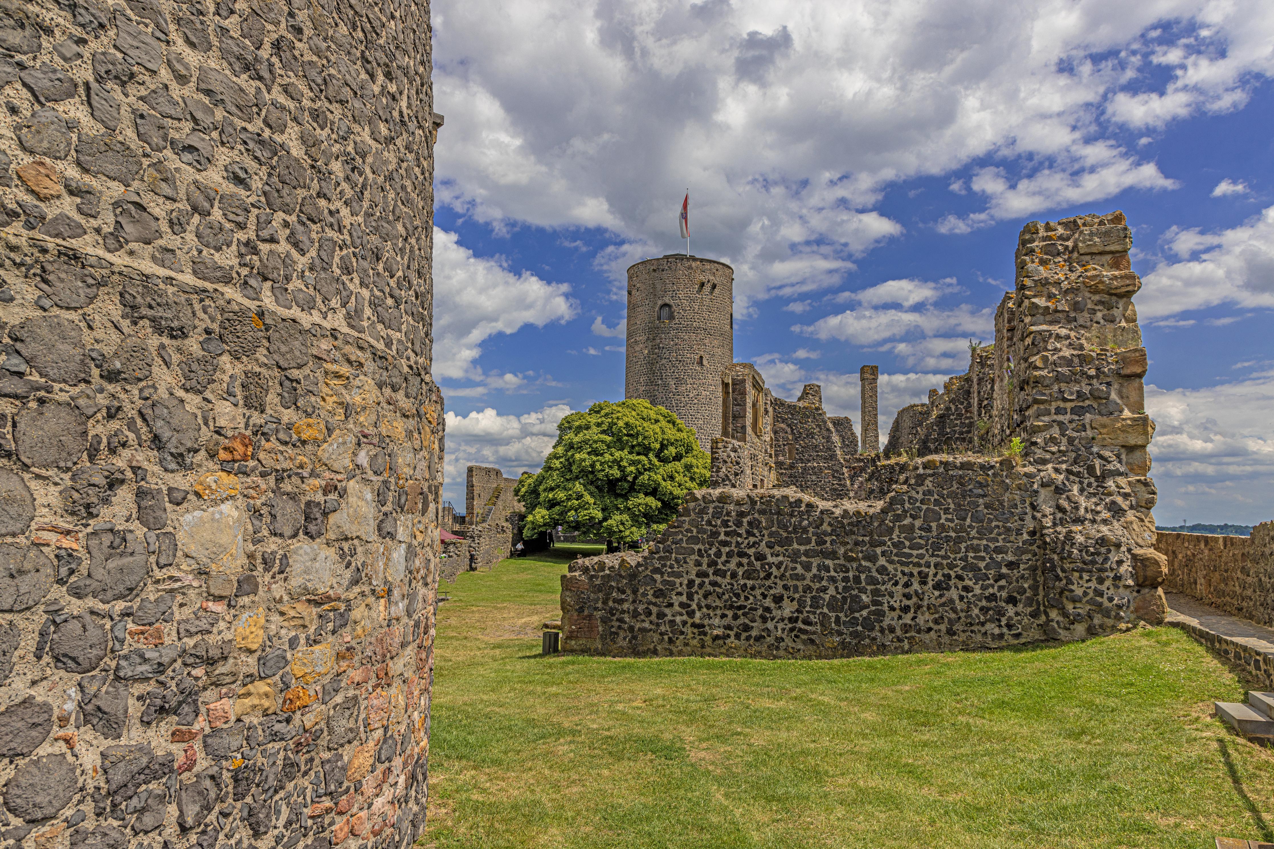 Küchenrückwand-Bild von der Burgruine Münzenberg in Hessen